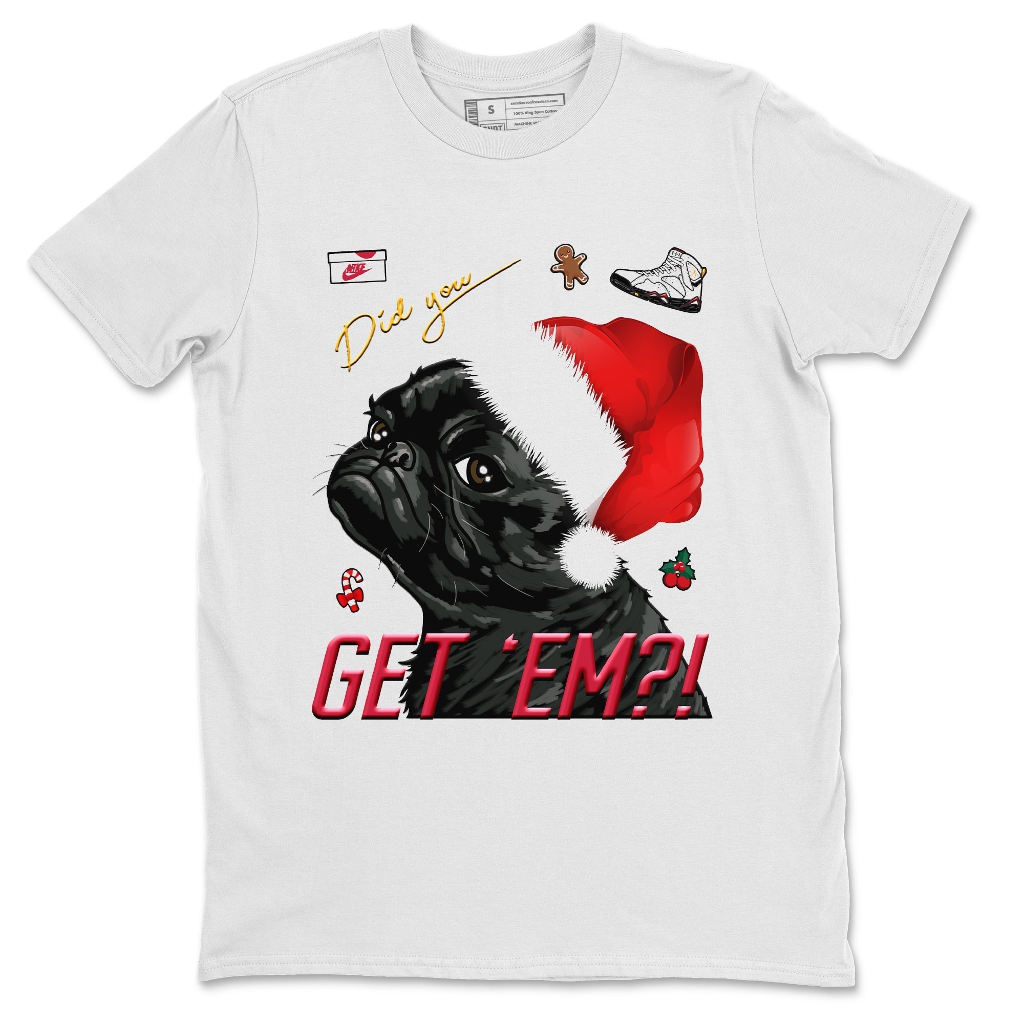 Pug Get Em Unisex Tops - Air Jordan 7 Cardinal