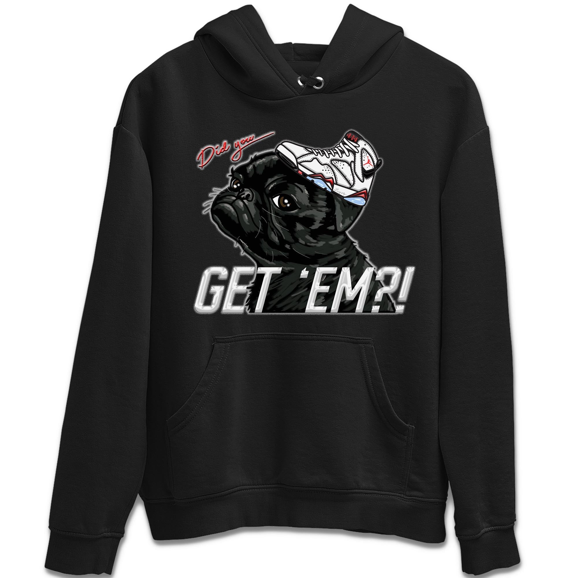 Pug Get Em snkmatch Tee - Air Jordan 7 White Infrared
