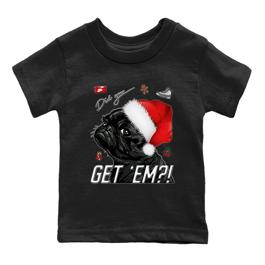Pug Get Em Kids Tops - Air Jordan 9 Fire Red