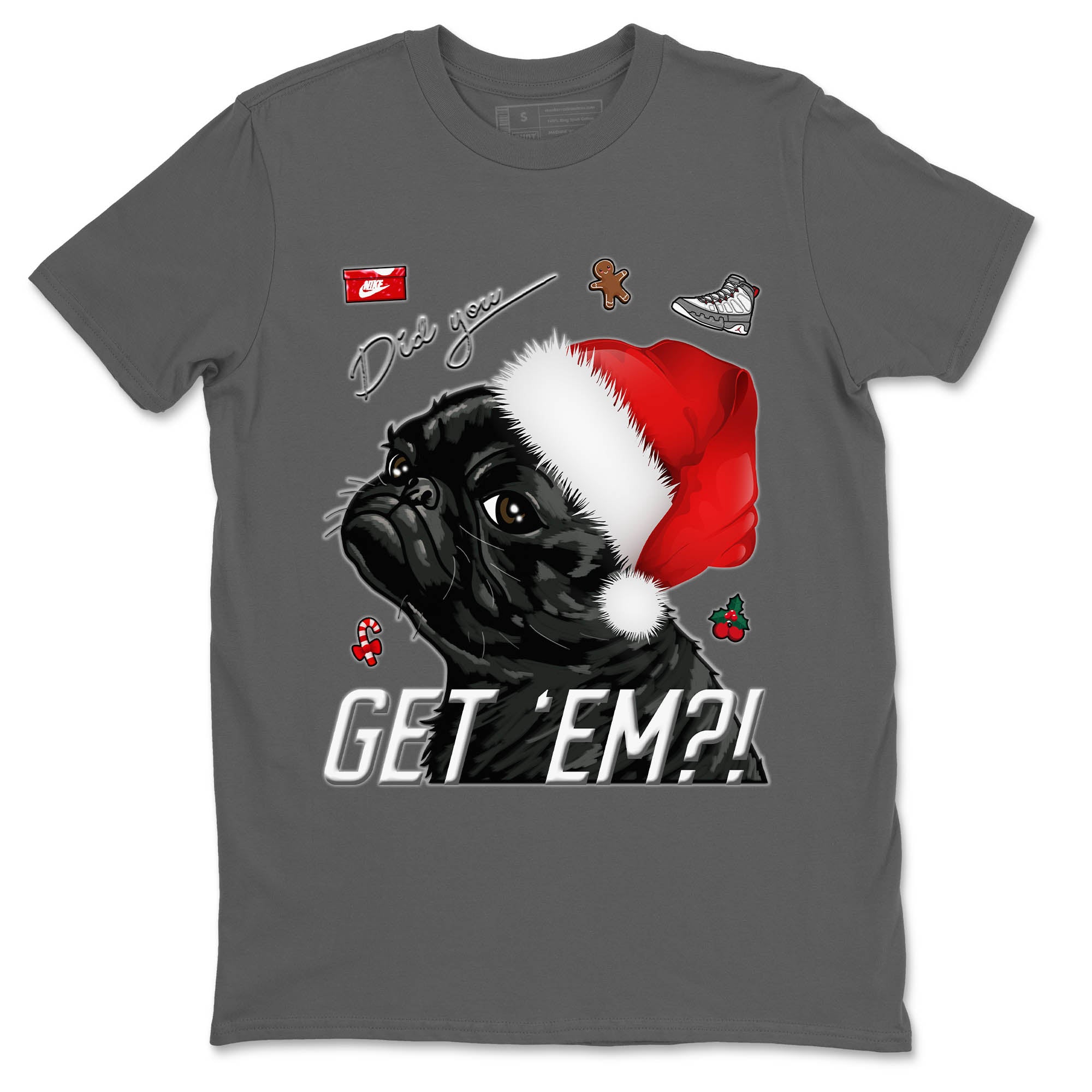 Pug Get Em Unisex Tops - Air Jordan 9 Fire Red