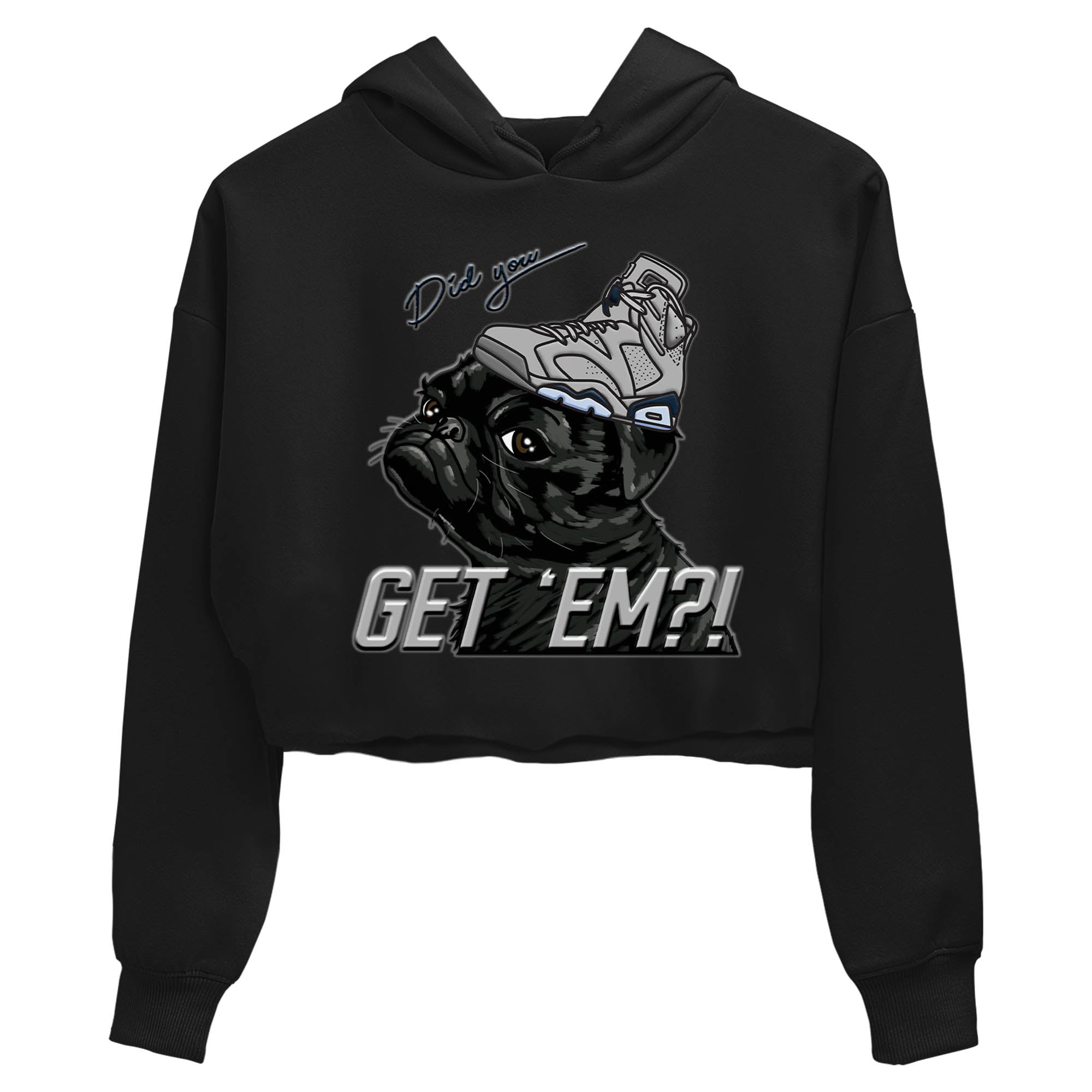 Pug Get Em Women's Tops - Air Jordan 6 Georgetown
