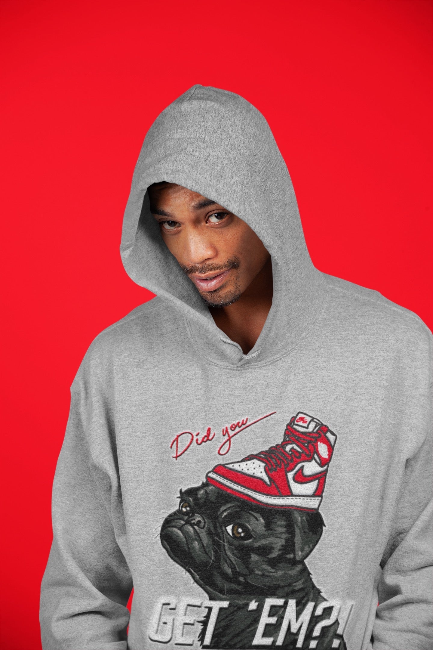 Pug Get Em Unisex Tops - Air Jordan 1 Newstalgia