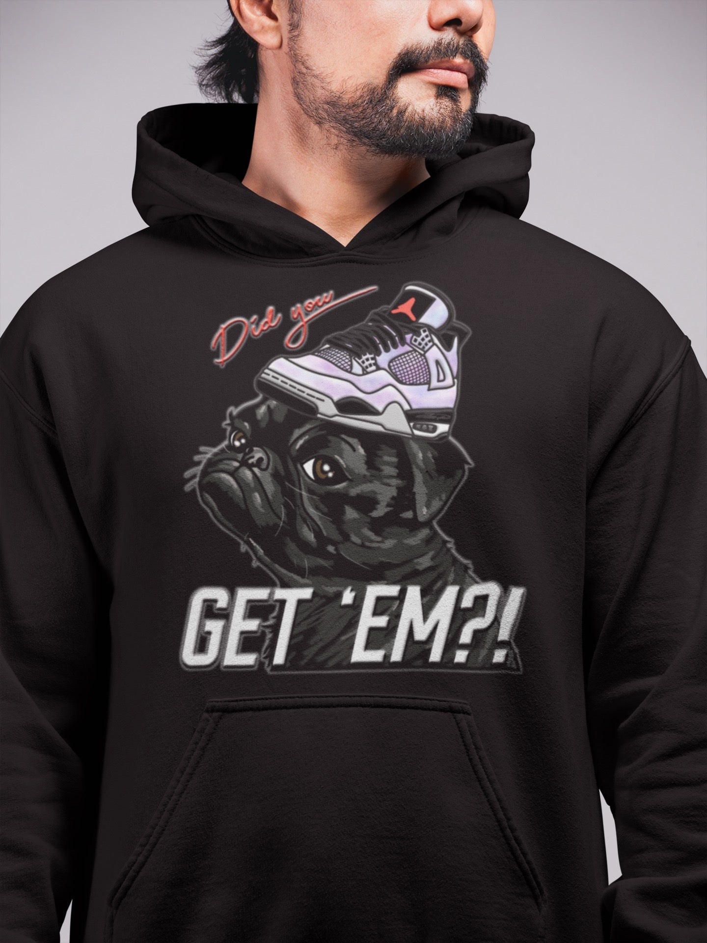 Pug Get Em Unisex Tops - Air Jordan 4 Zen Master