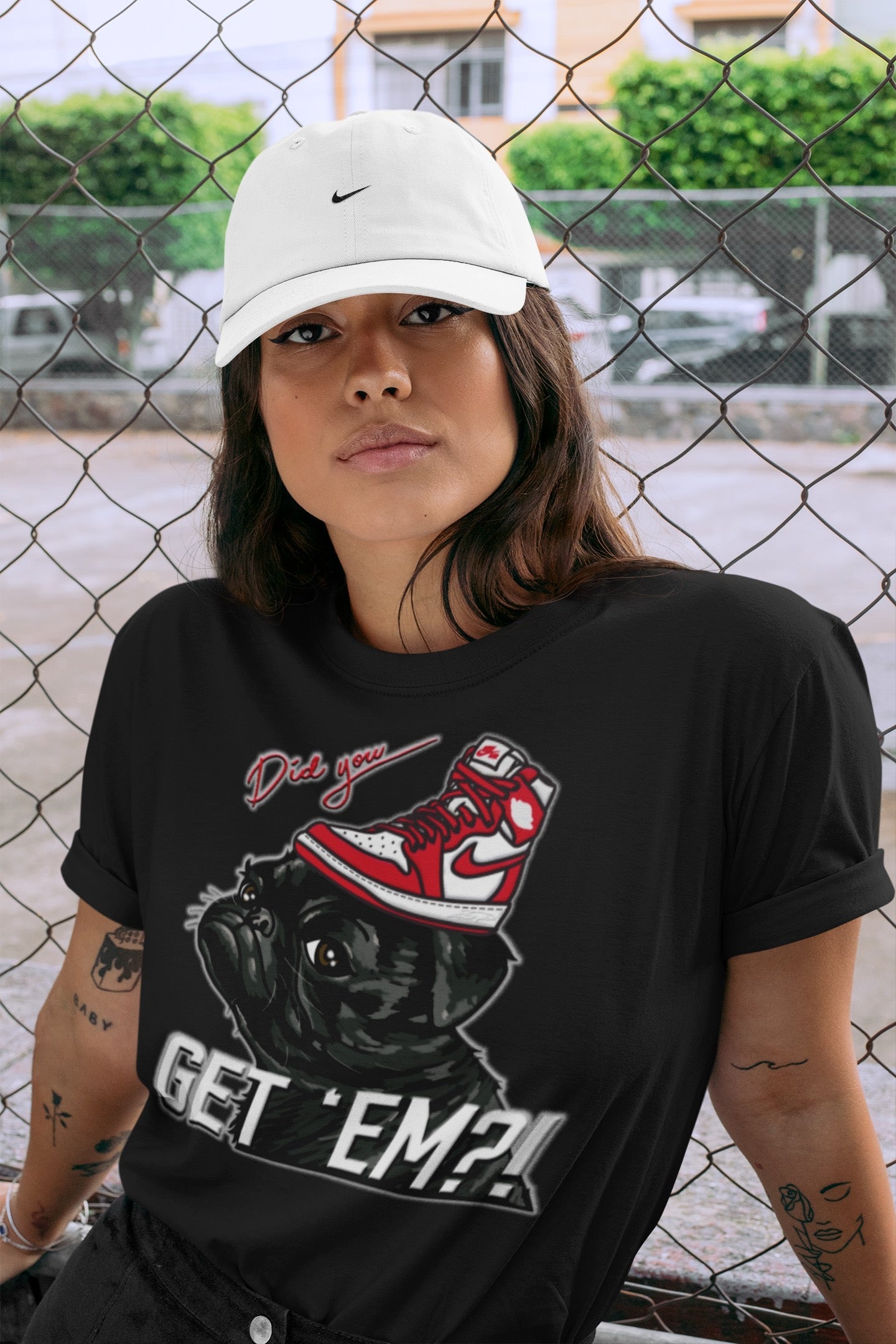 Pug Get Em Unisex Tops - Air Jordan 1 Newstalgia