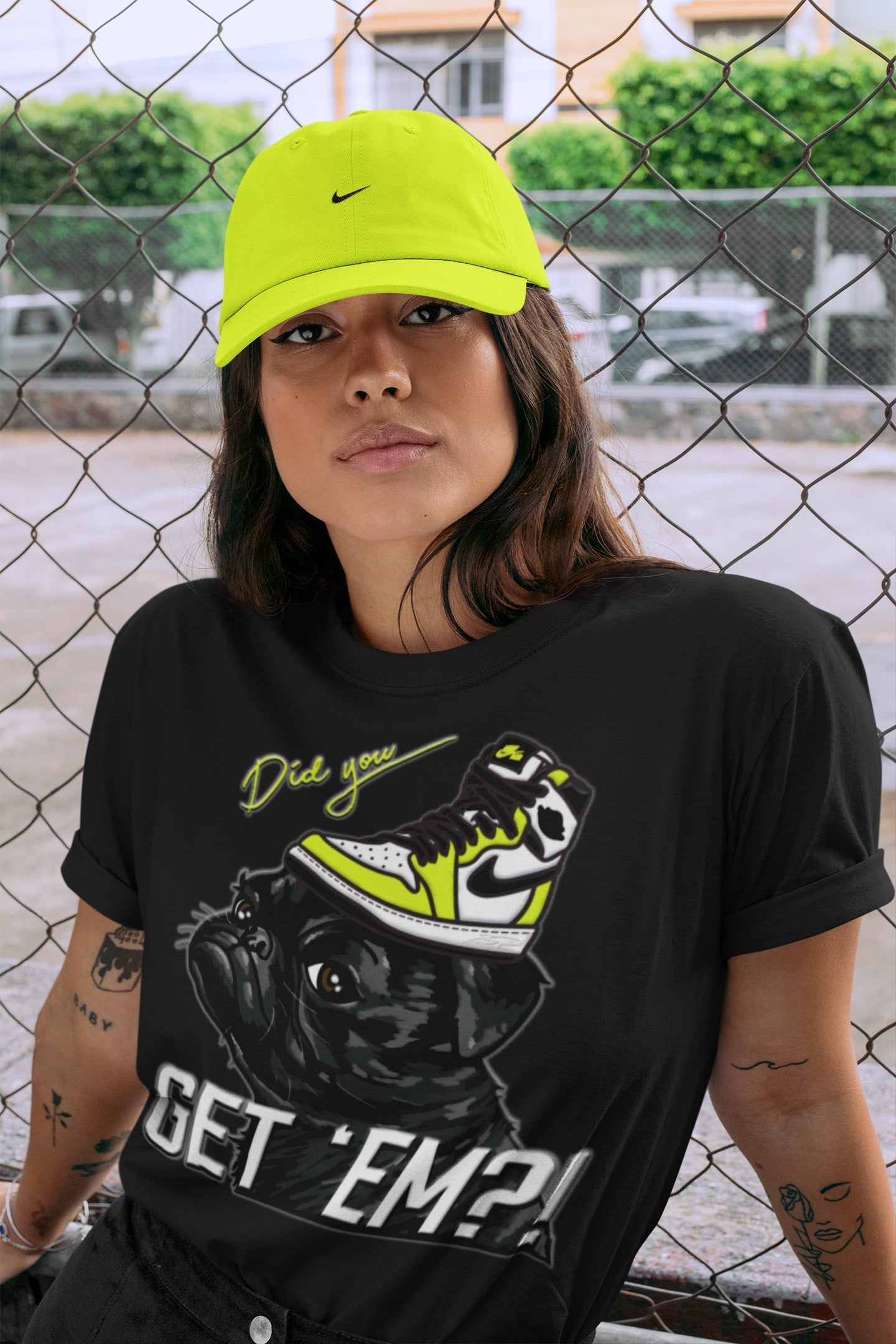 Pug Get Em Unisex Tops - Air Jordan 1 Visionaire