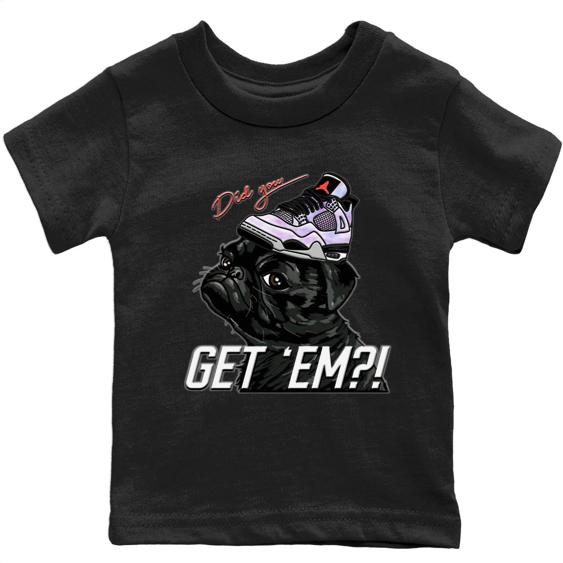 Pug Get Em Kids Tops - Air Jordan 4 Zen Master