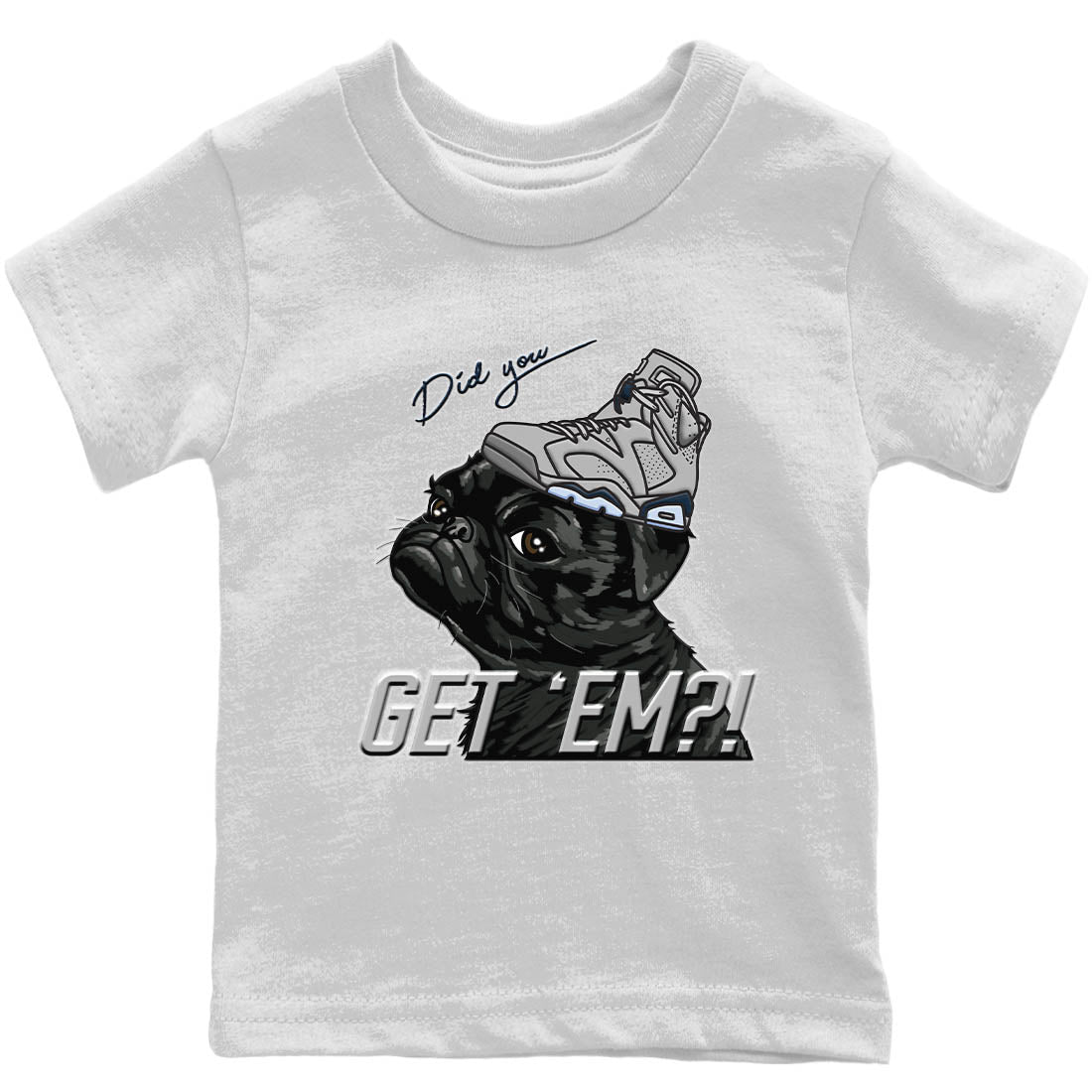 Pug Get Em Kids Tops - Air Jordan 6 Georgetown
