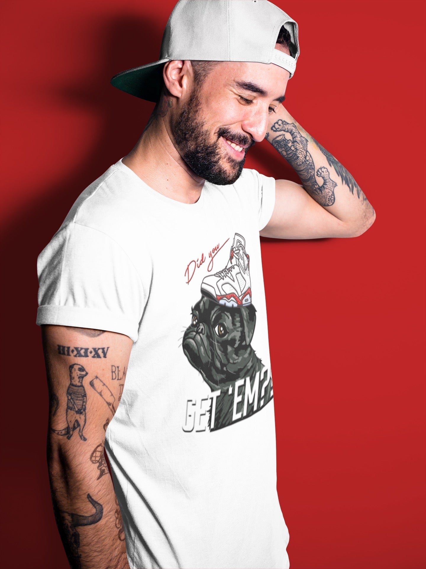 Pug Get Em Unisex Tops - Air Jordan 6 Red Velvet Cookies