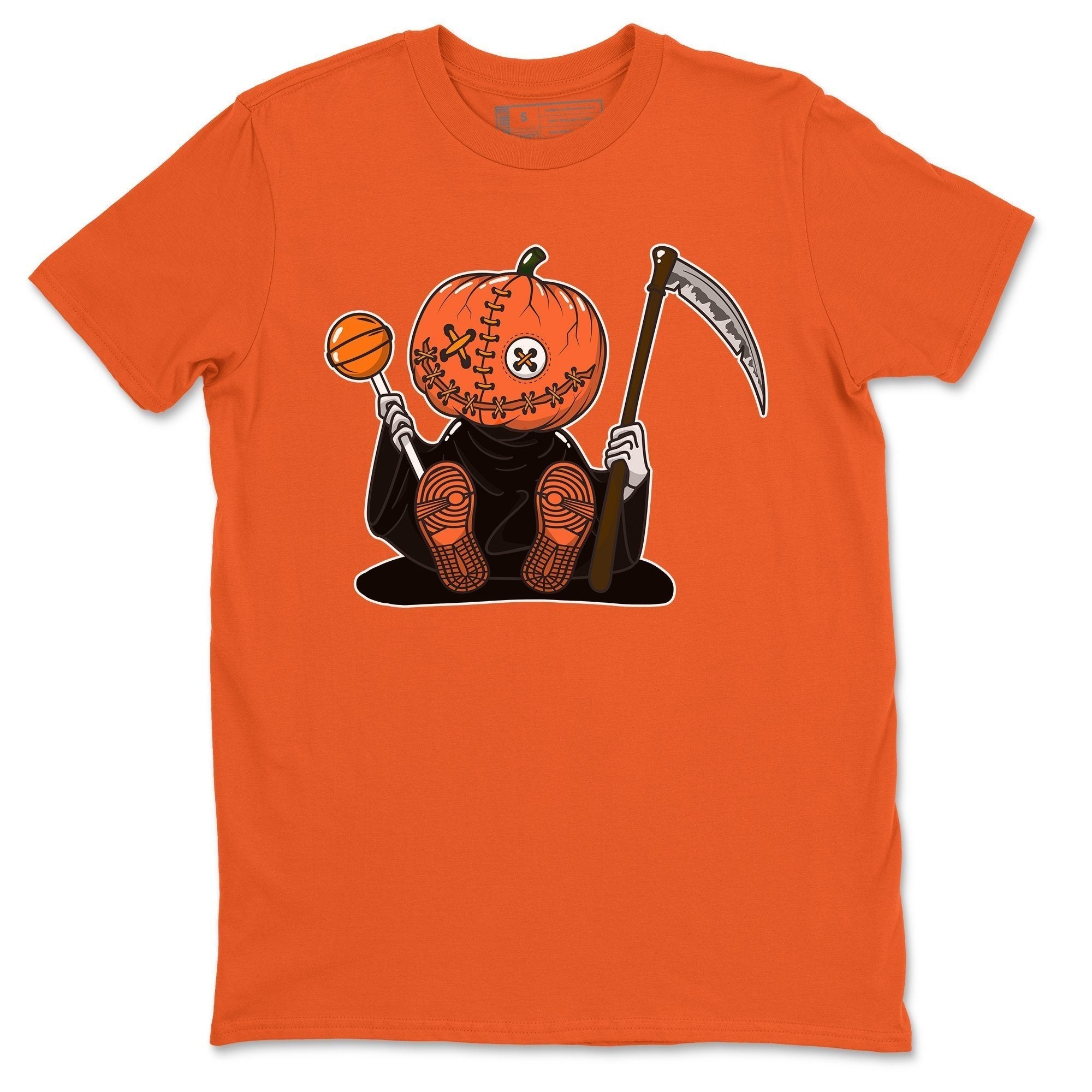 Pumpkin Head Unisex Tops - Air Jordan 1 Electro Orange