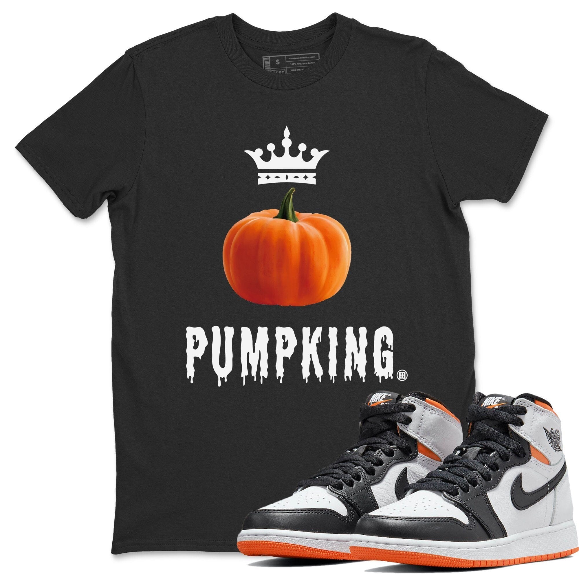 Pumpking Unisex Tops - Air Jordan 1 Electro Orange