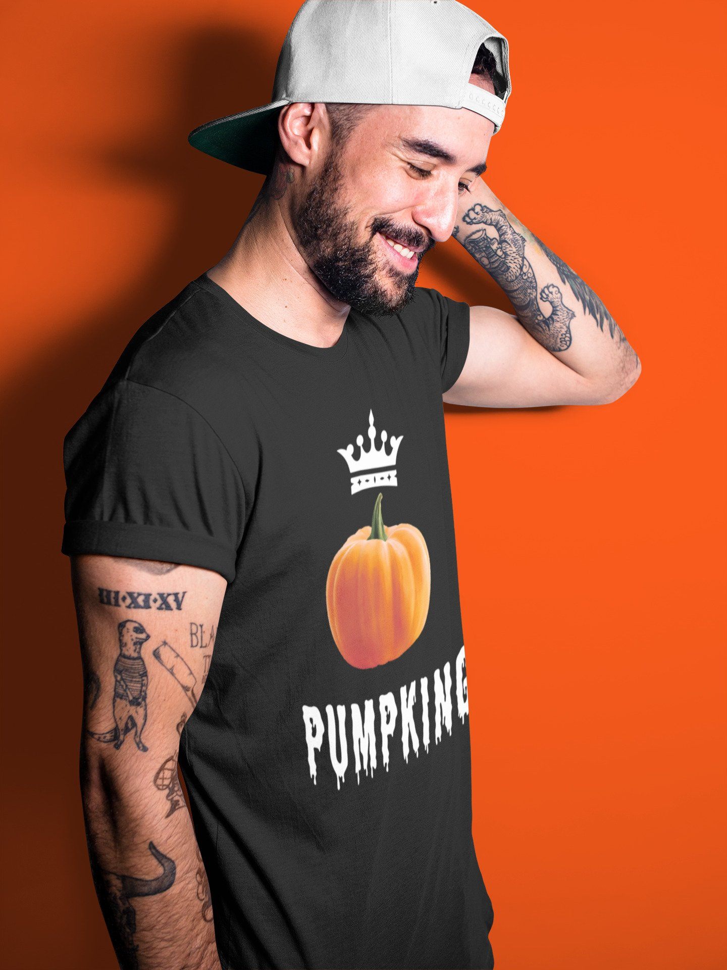 Pumpking Unisex Tops - Air Jordan 1 Electro Orange