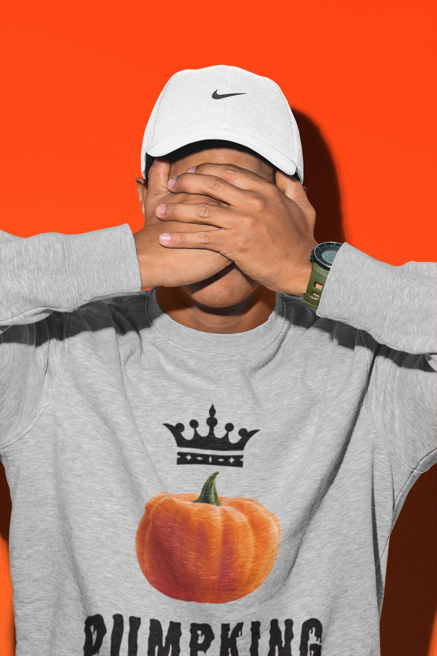 Pumpking Unisex Tops - Air Jordan 1 Electro Orange