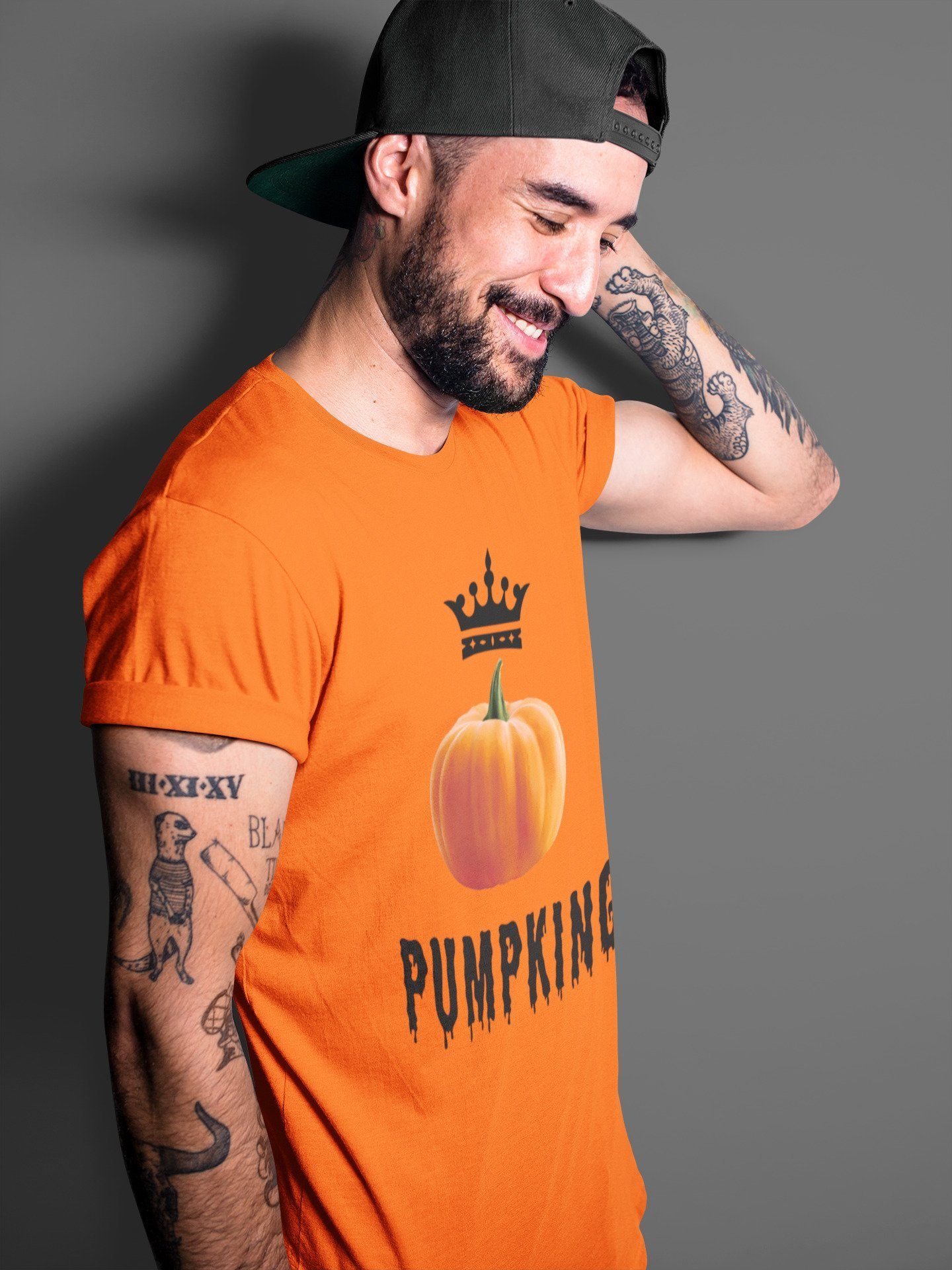 Pumpking Unisex Tops - Air Jordan 1 Electro Orange