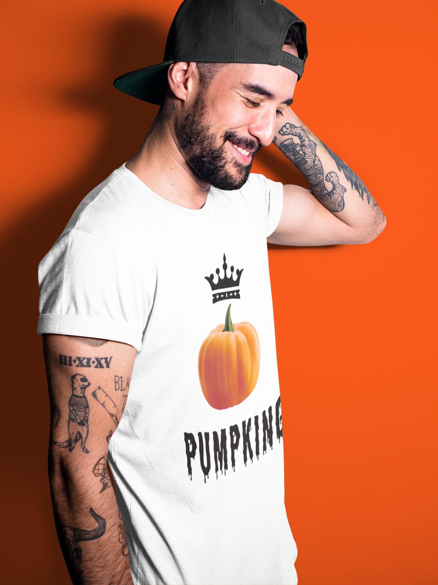 Pumpking Unisex Tops - Air Jordan 1 Electro Orange