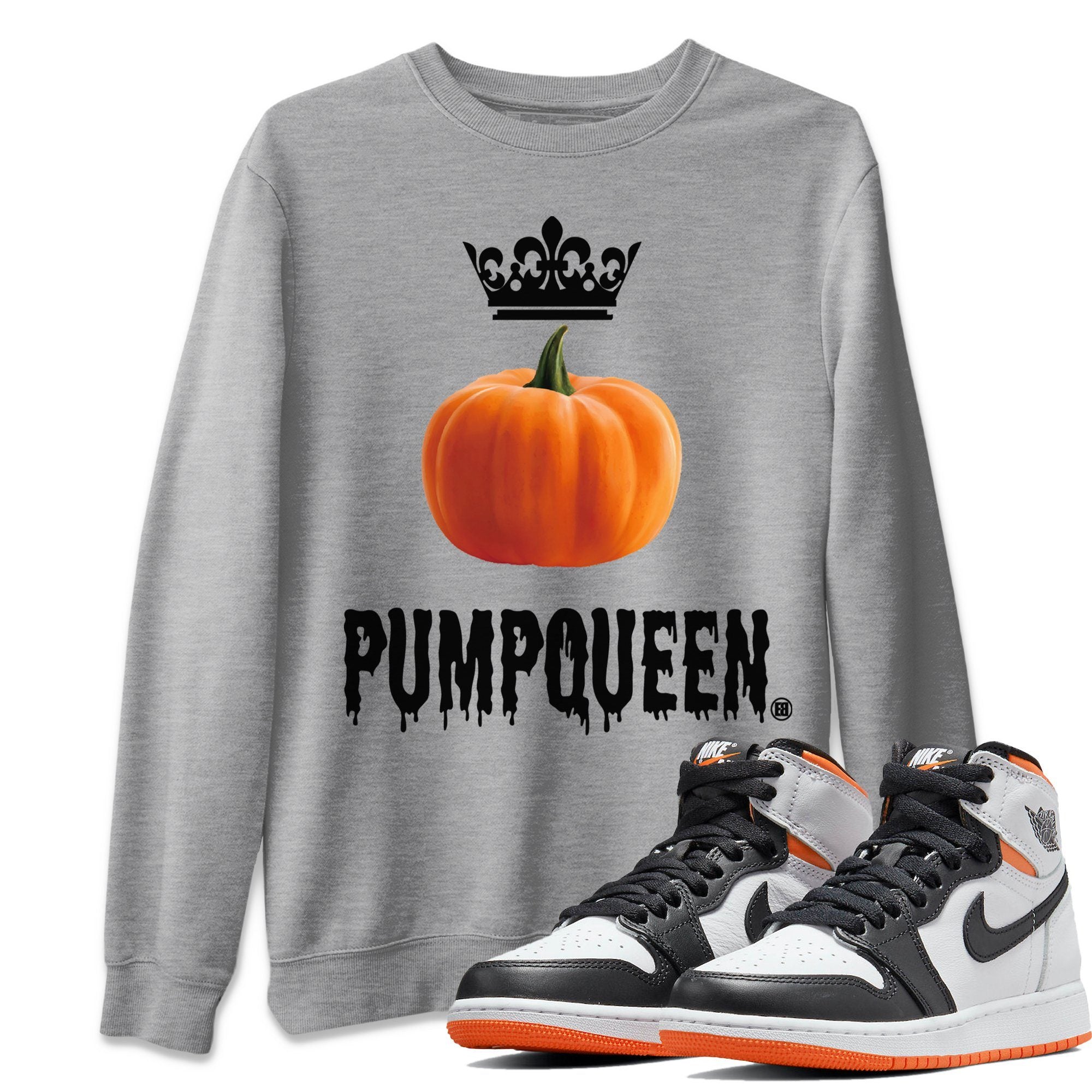 Pumpqueen Unisex Tops - Air Jordan 1 Electro Orange