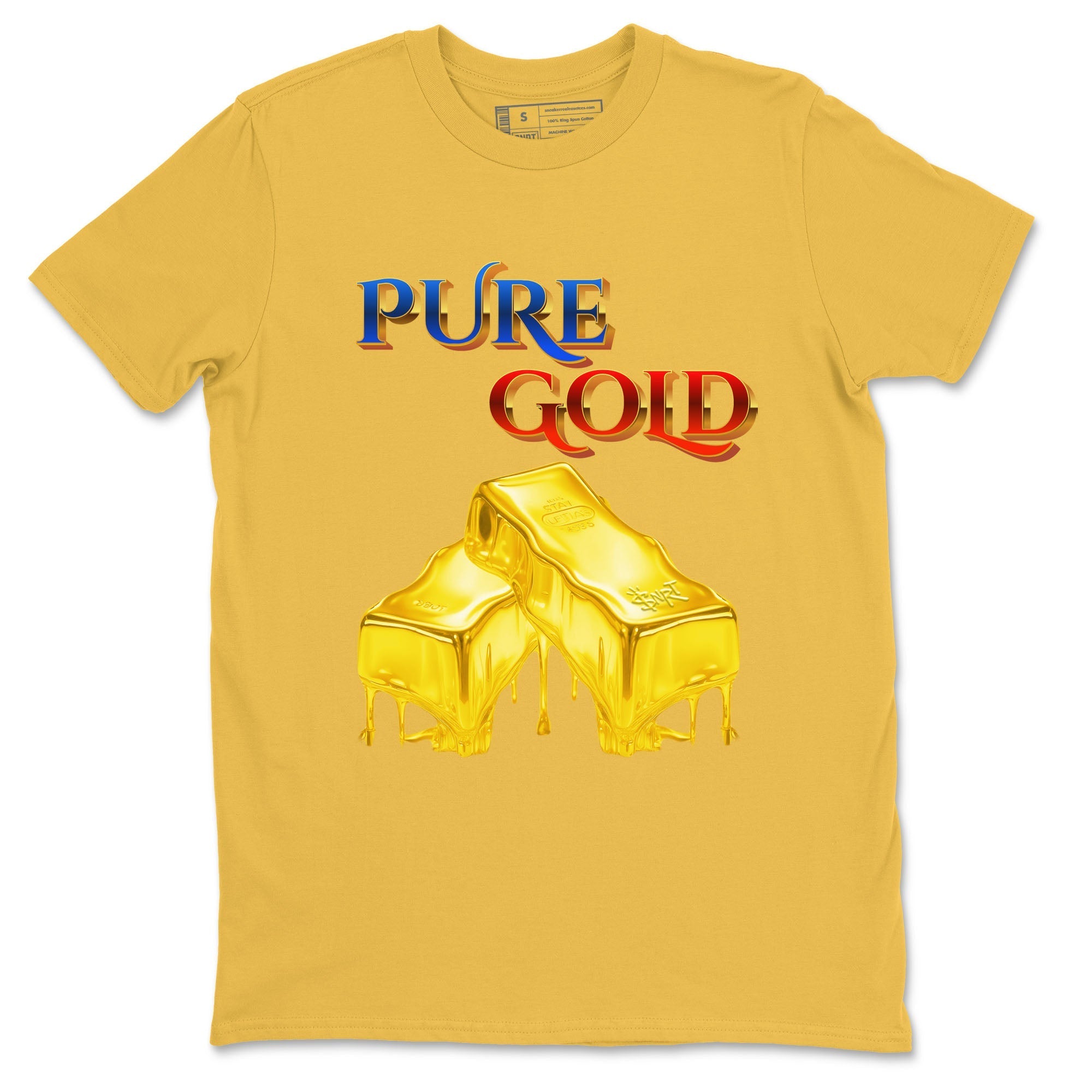 Pure Gold snkmatch Tees - Air Jordan 1 Travis Scott Canary