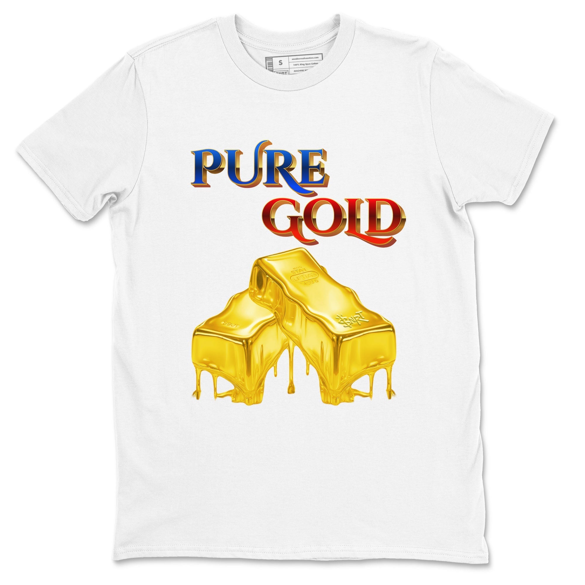Pure Gold snkmatch Tees - Air Jordan 1 Travis Scott Canary