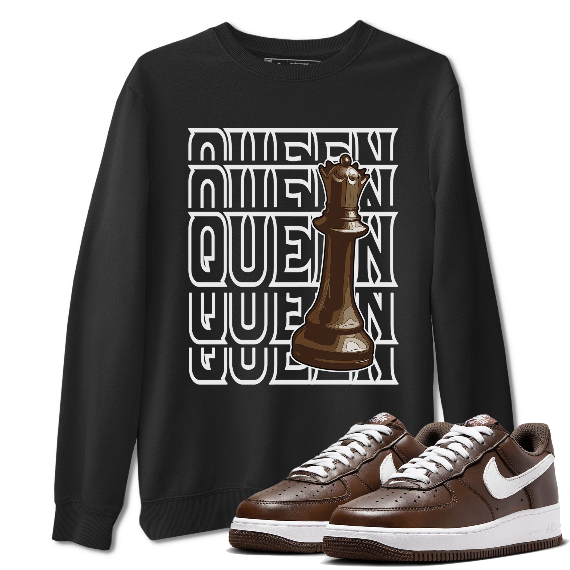 Queen snkmatch Tee - Air Force 1 Chocolate
