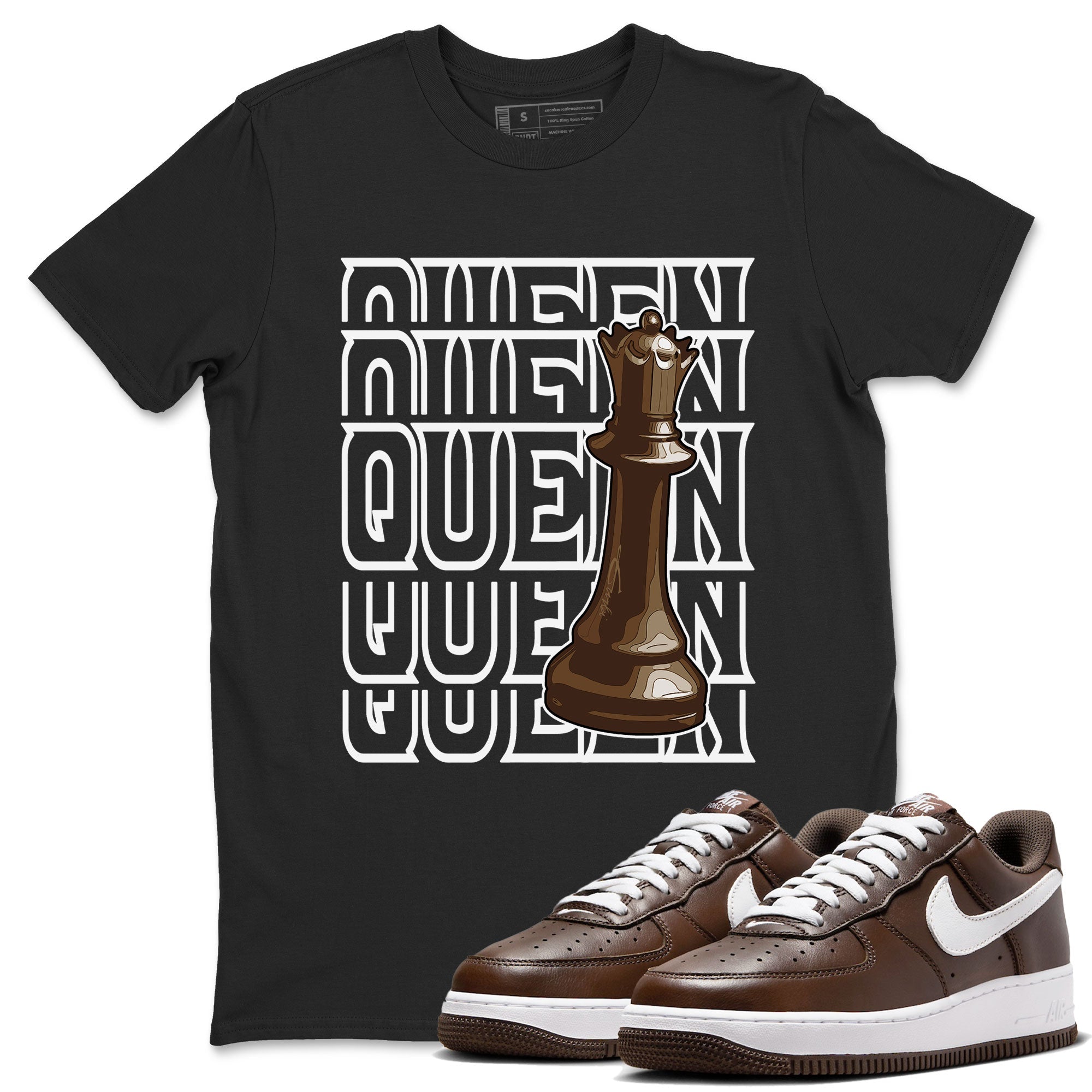 Queen snkmatch Tee - Air Force 1 Chocolate