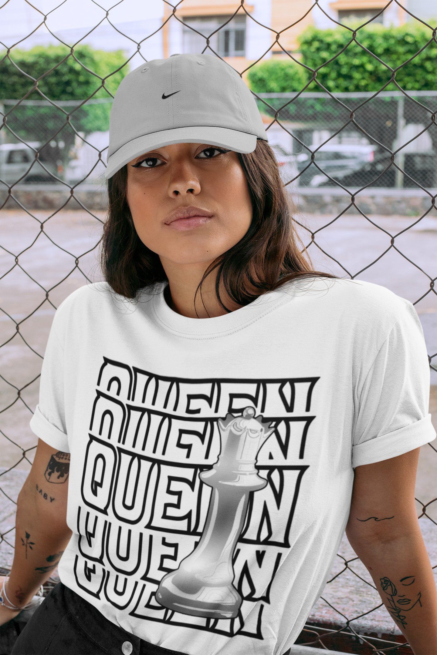 Queen Unisex Tops - Air Jordan 1 Silver Toe