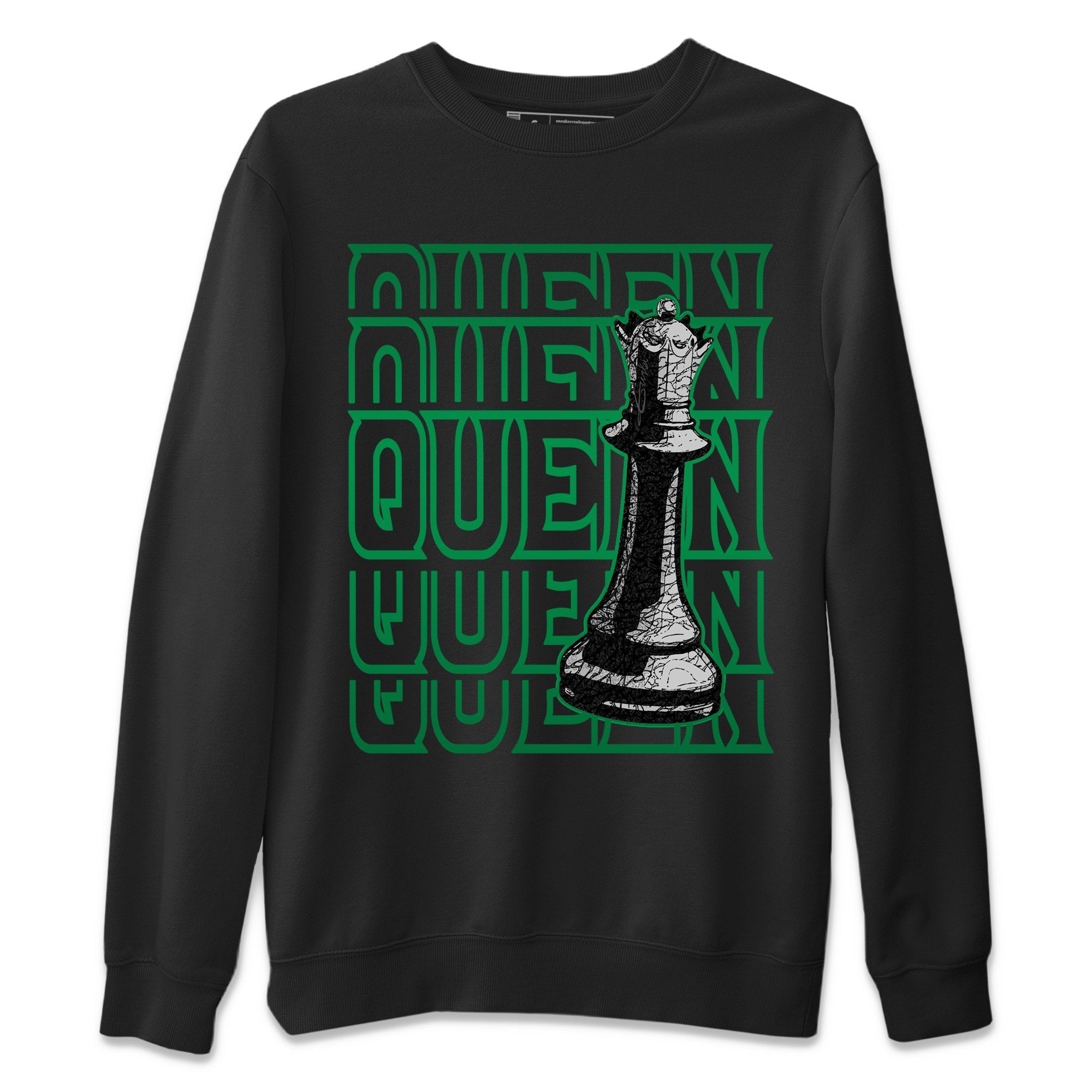 Queen Unisex Tops - Air Jordan 3 Pine Green