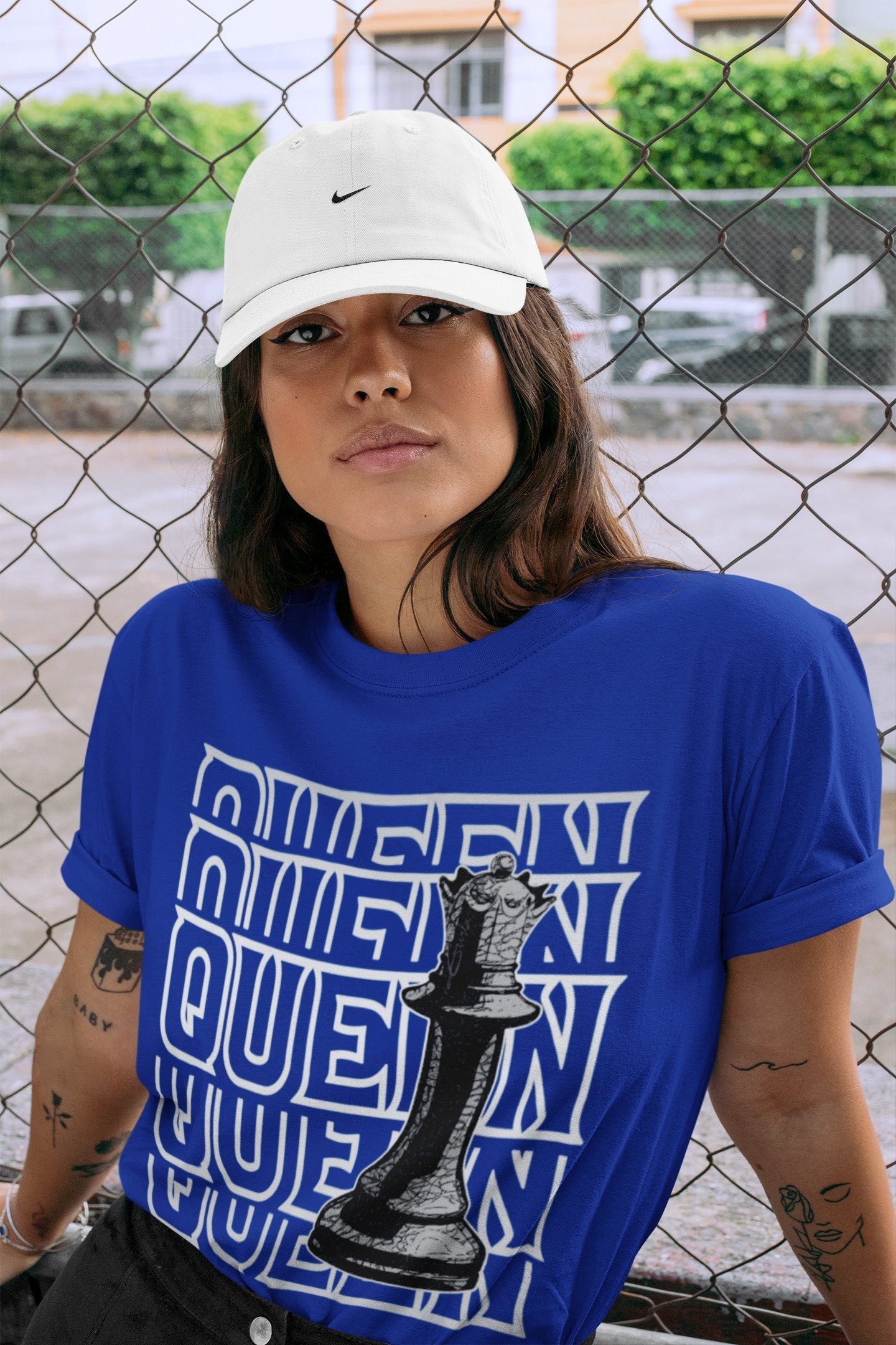 Queen Unisex Tops - Air Jordan 3 Racer Blue