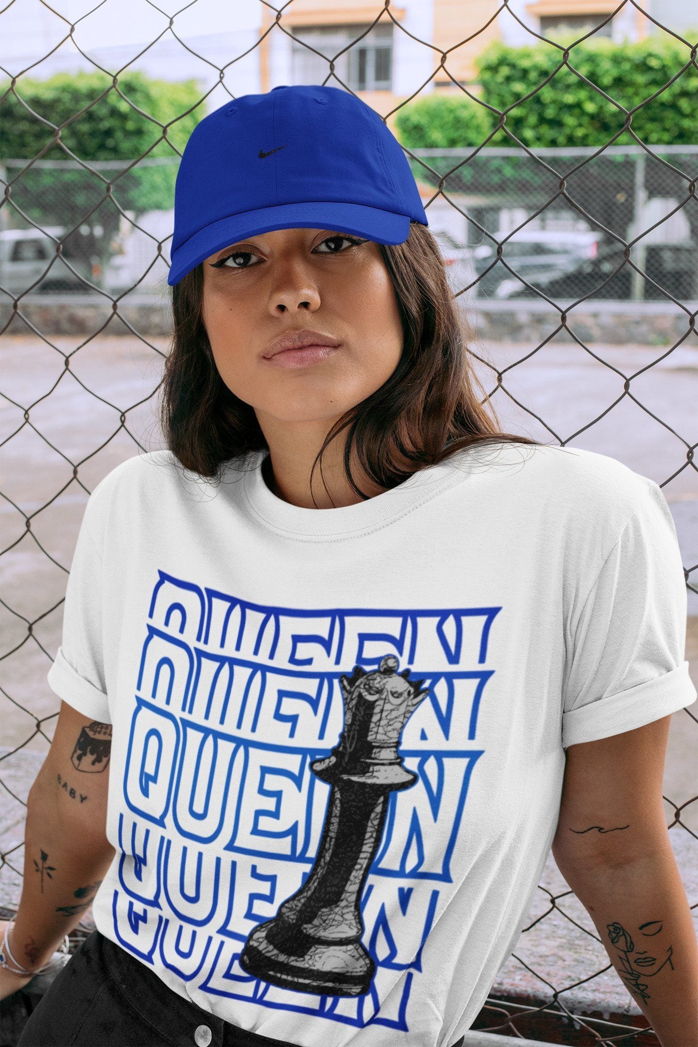 Queen Unisex Tops - Air Jordan 3 Racer Blue