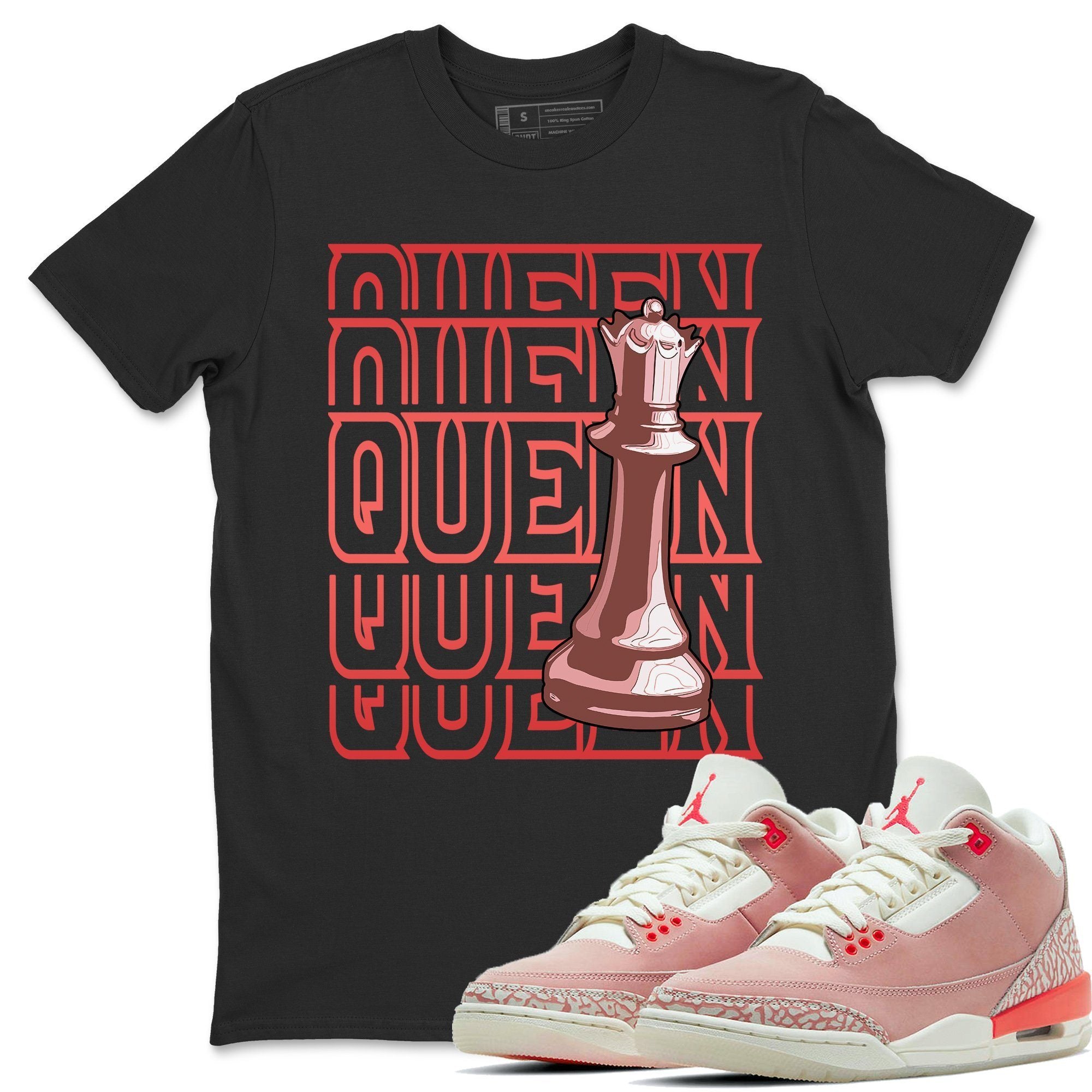 Queen Unisex Tops - Air Jordan 3 Rust Pink