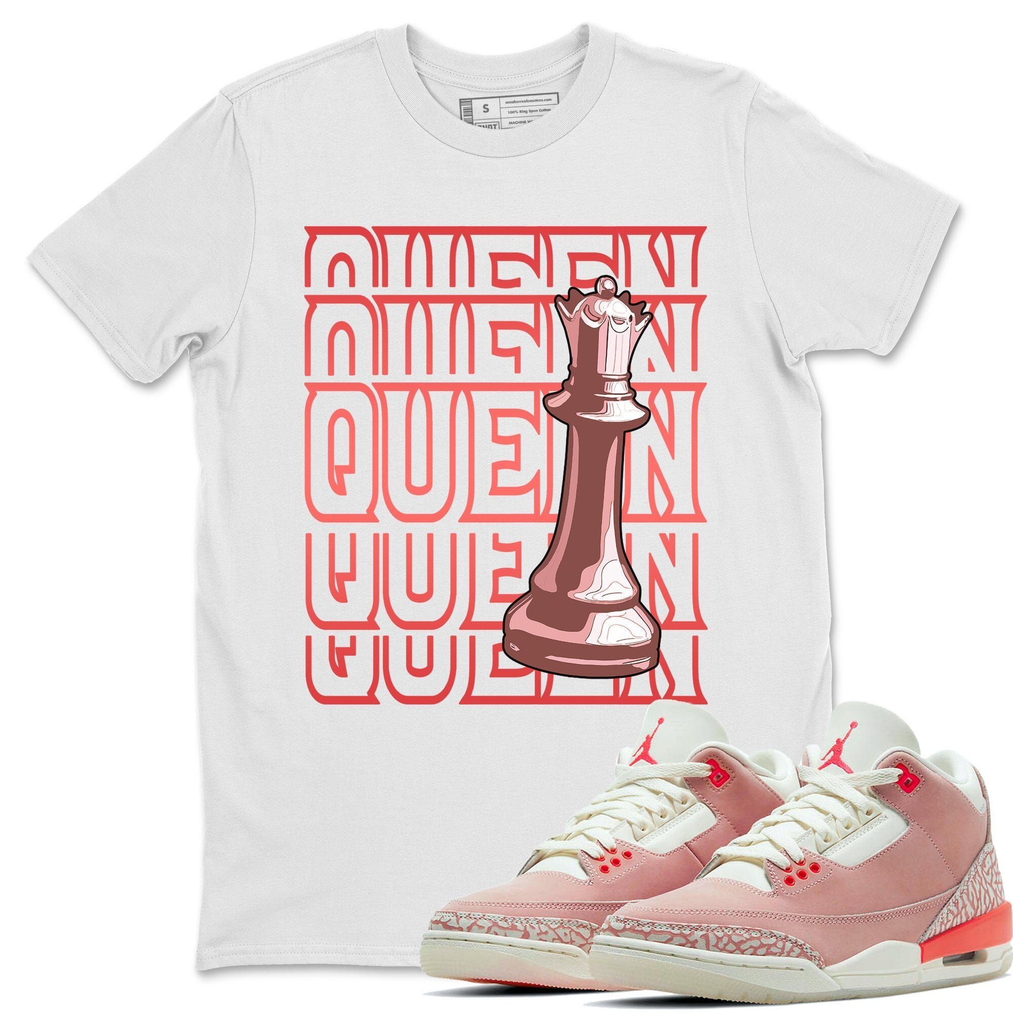 Queen Unisex Tops - Air Jordan 3 Rust Pink