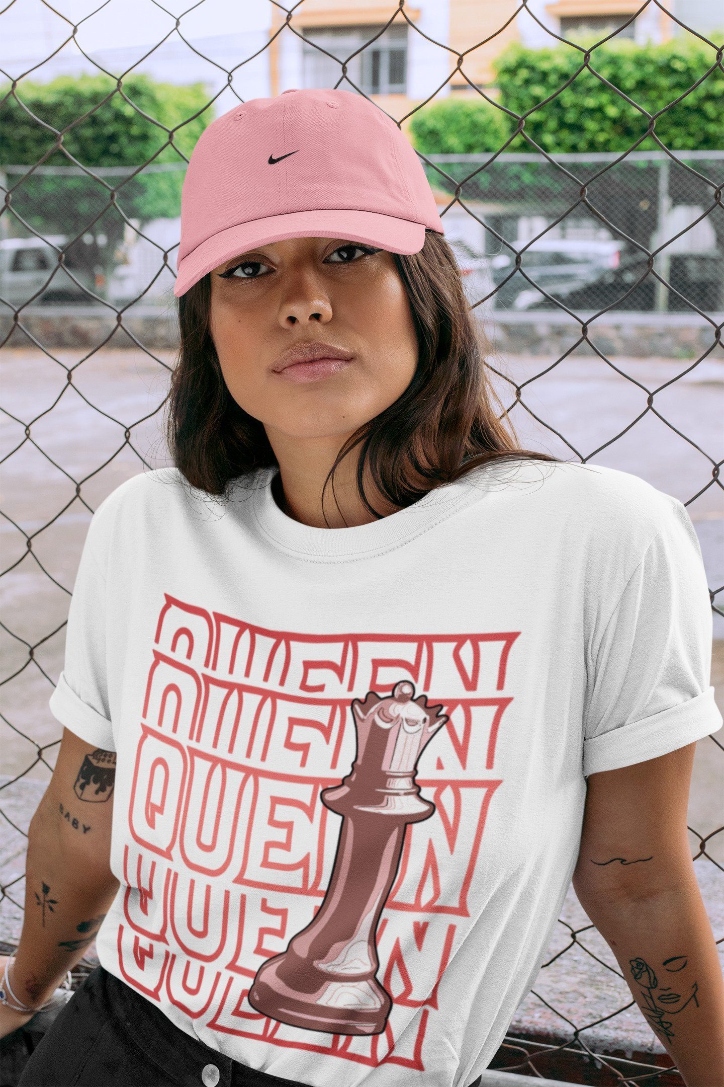 Queen Unisex Tops - Air Jordan 3 Rust Pink