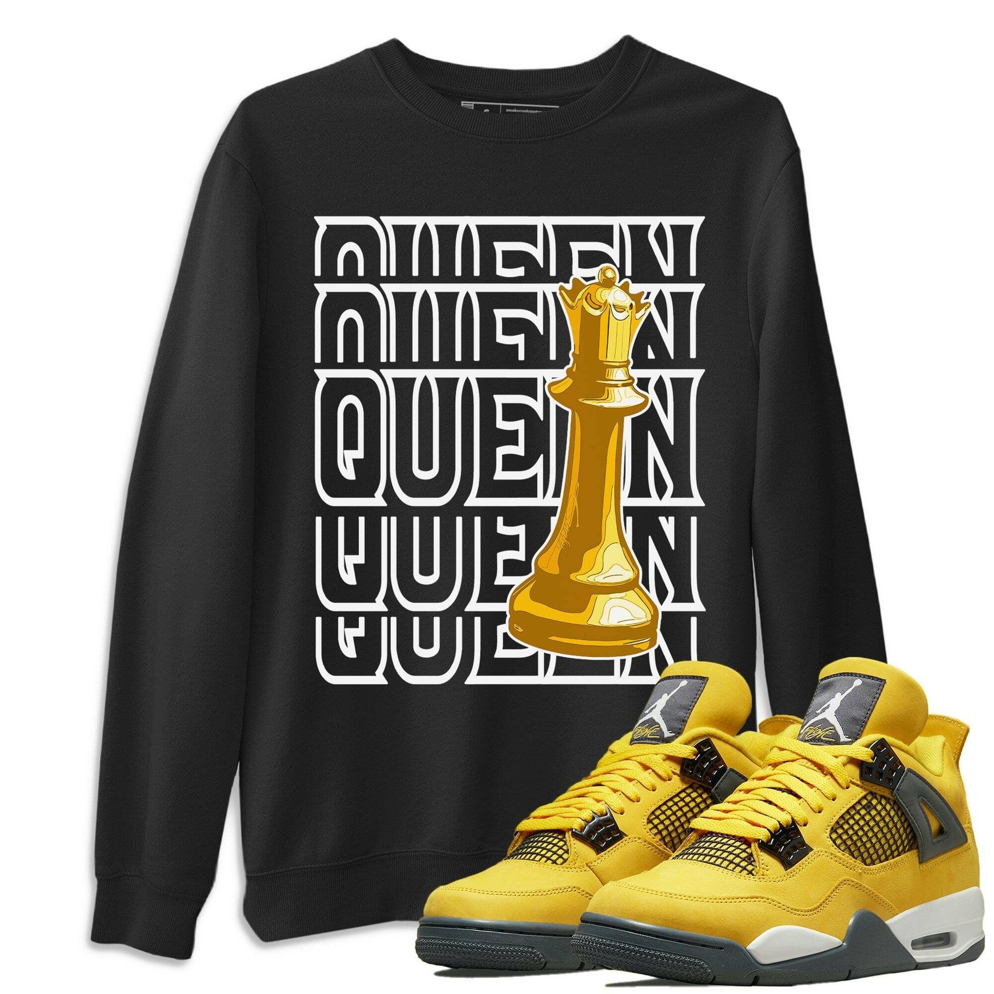Queen Unisex Tops - Air Jordan 4 Lightning