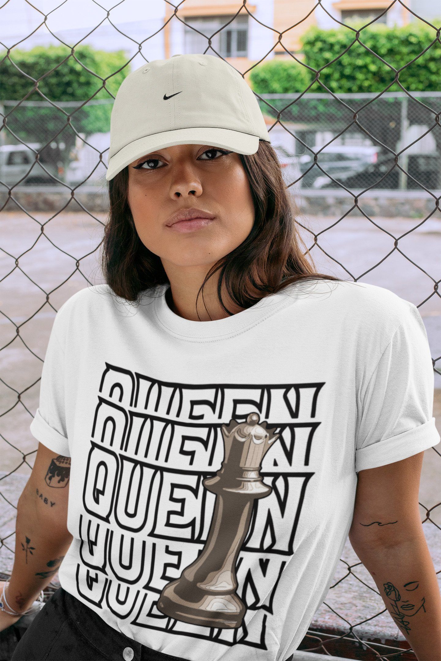 Queen Unisex Tops - Air Jordan 4 Taupe Haze