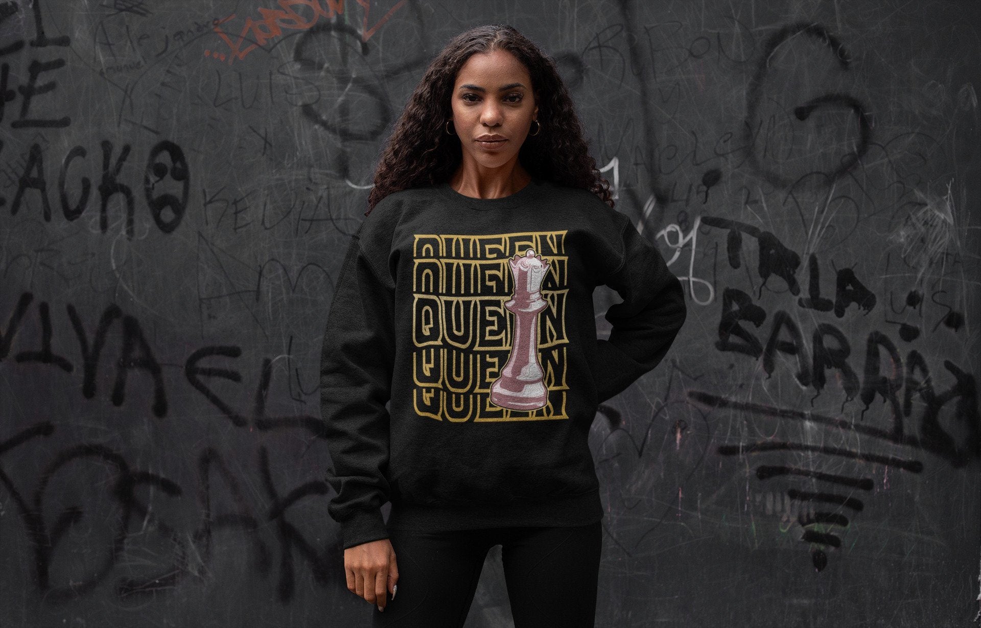 Queen Unisex Tops - Air Jordan 6 Gold Hoops