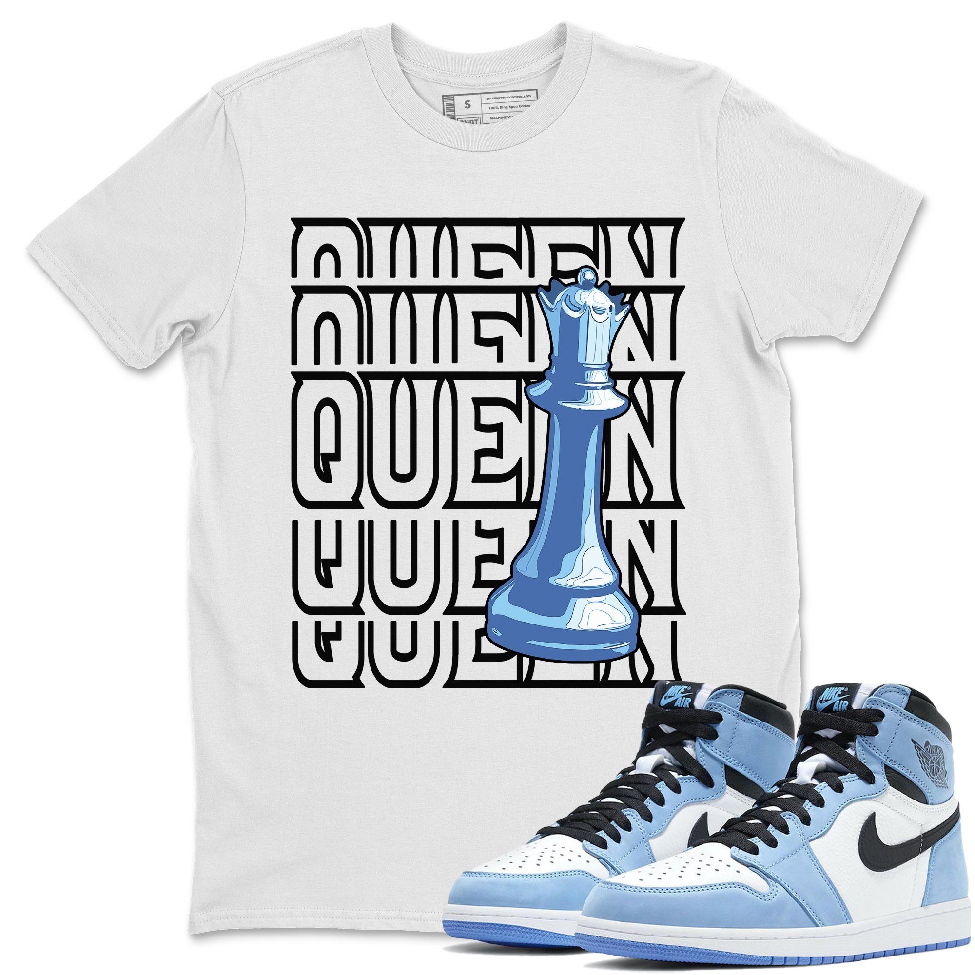 Queen Unisex Tops - Air Jordan 1 University Blue