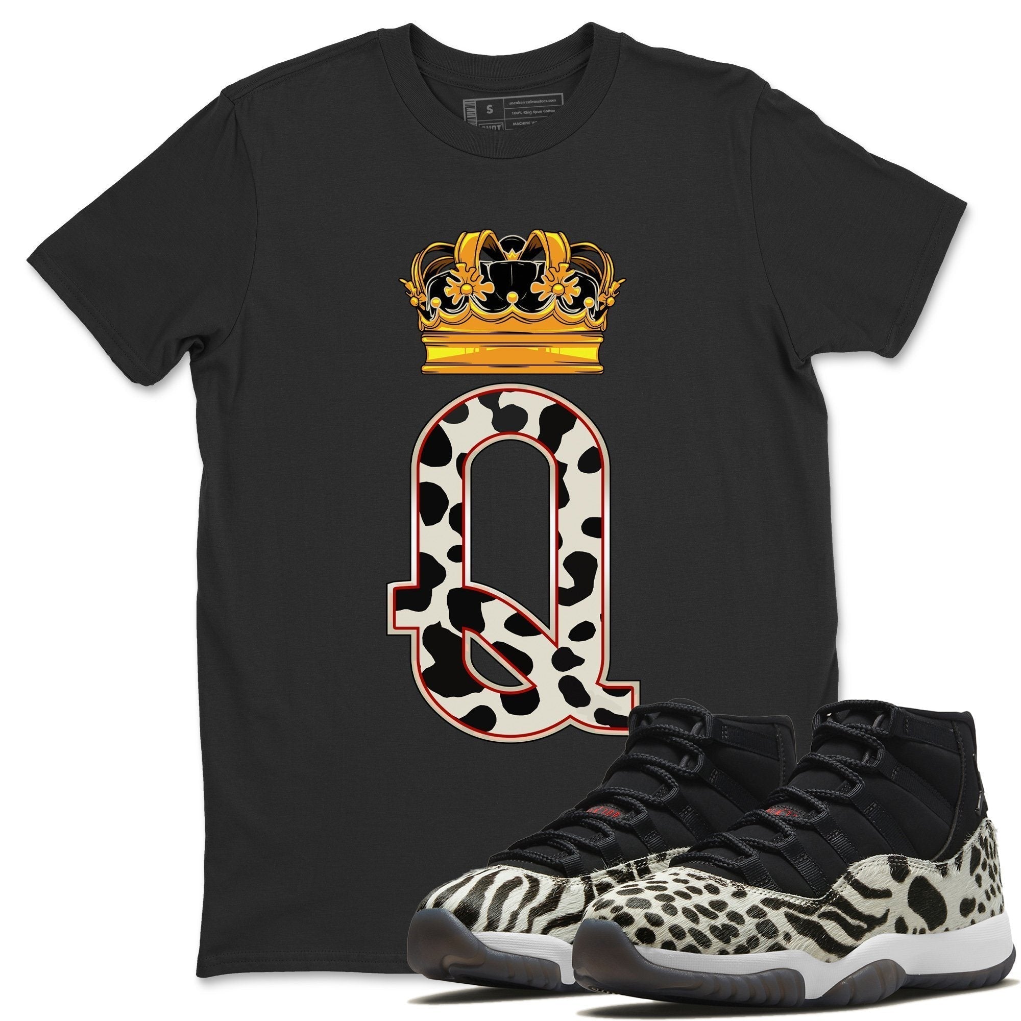 Queen Crown Unisex Tops - Air Jordan 11 Animal Instinct
