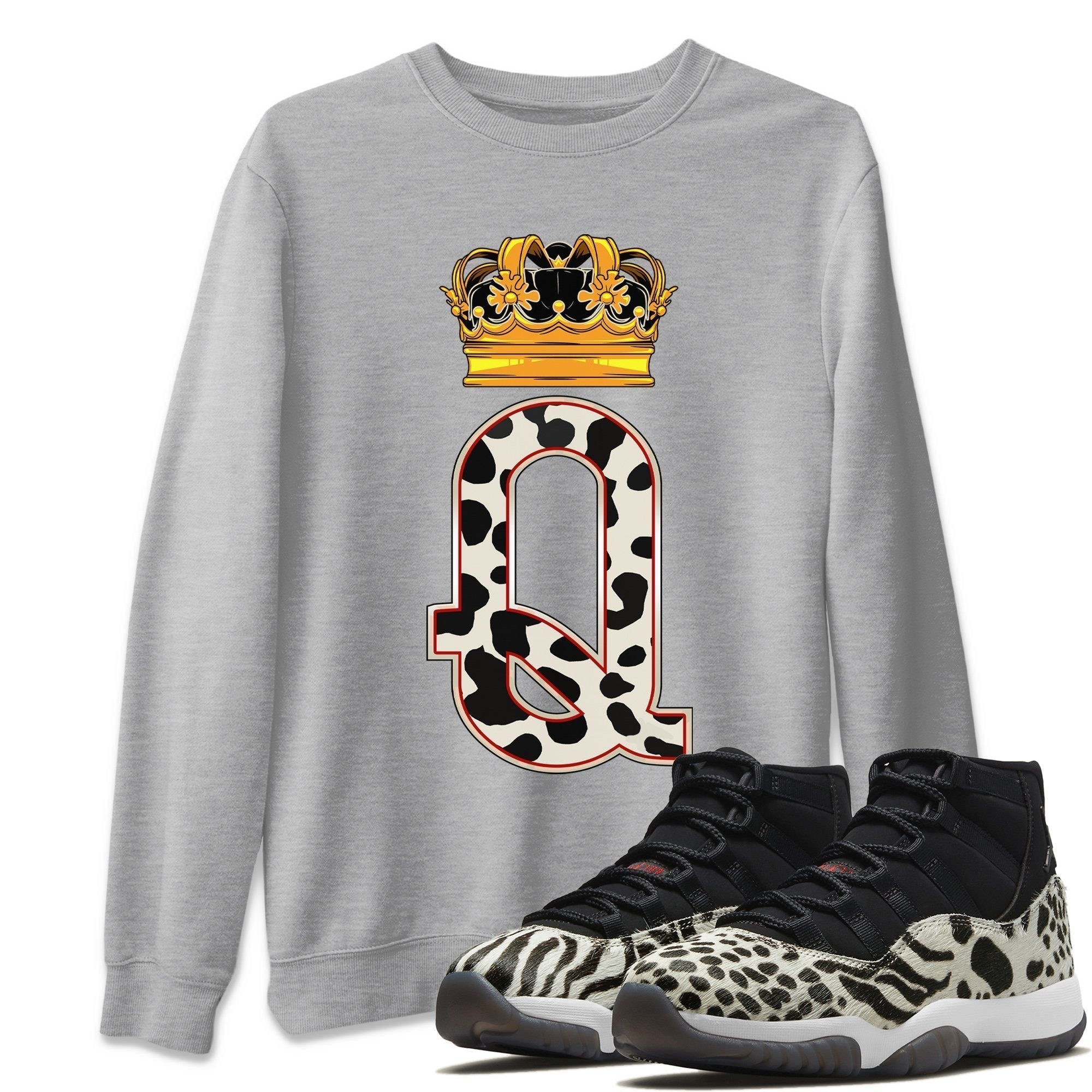 Queen Crown Unisex Tops - Air Jordan 11 Animal Instinct