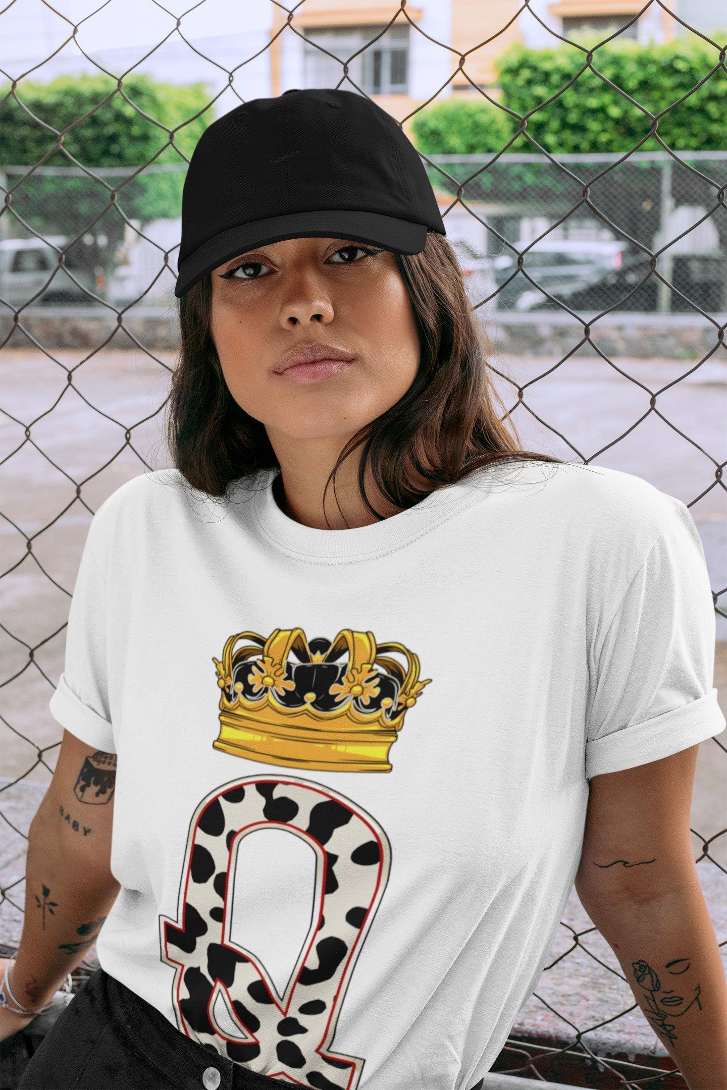 Queen Crown Unisex Tops - Air Jordan 11 Animal Instinct