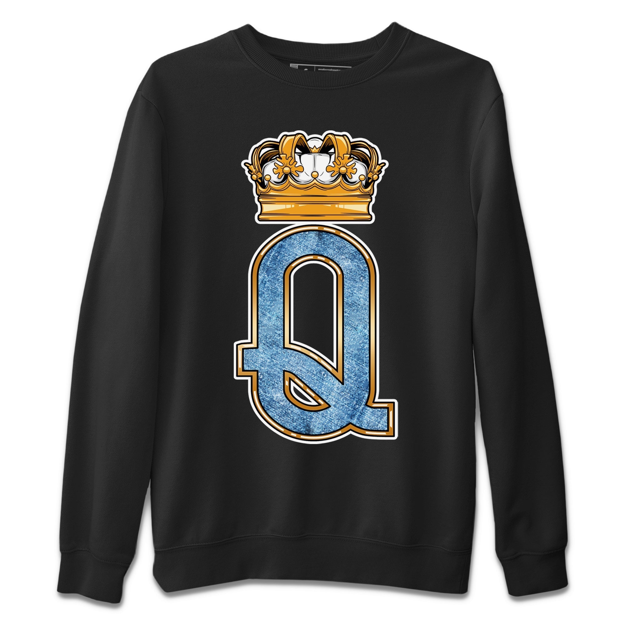 Queen Crown Unisex Tops - Air Jordan 1 Denim
