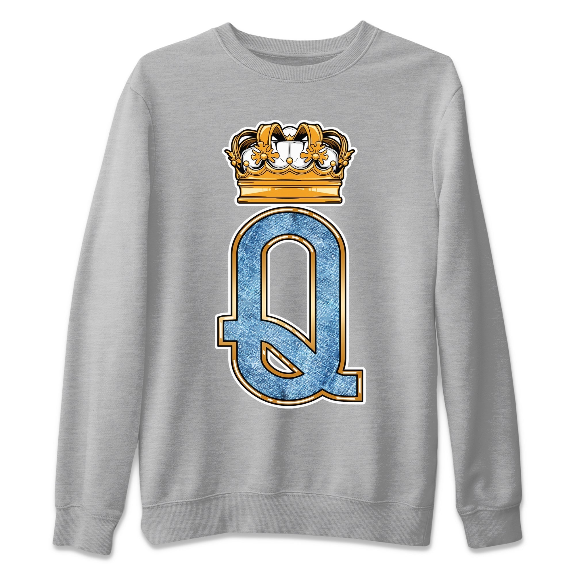 Queen Crown Unisex Tops - Air Jordan 1 Denim