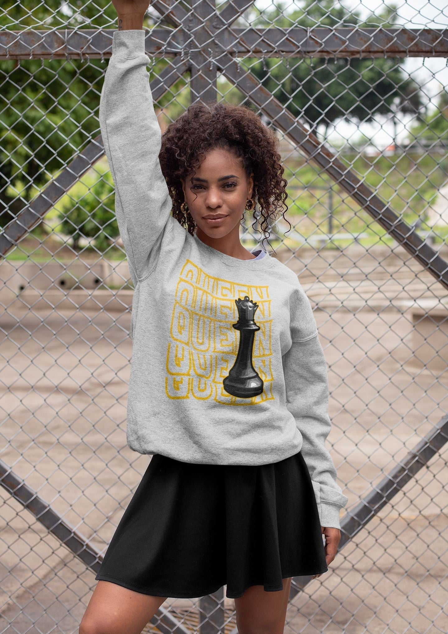 Queen Unisex Tops - Dunk Championship Goldenrod