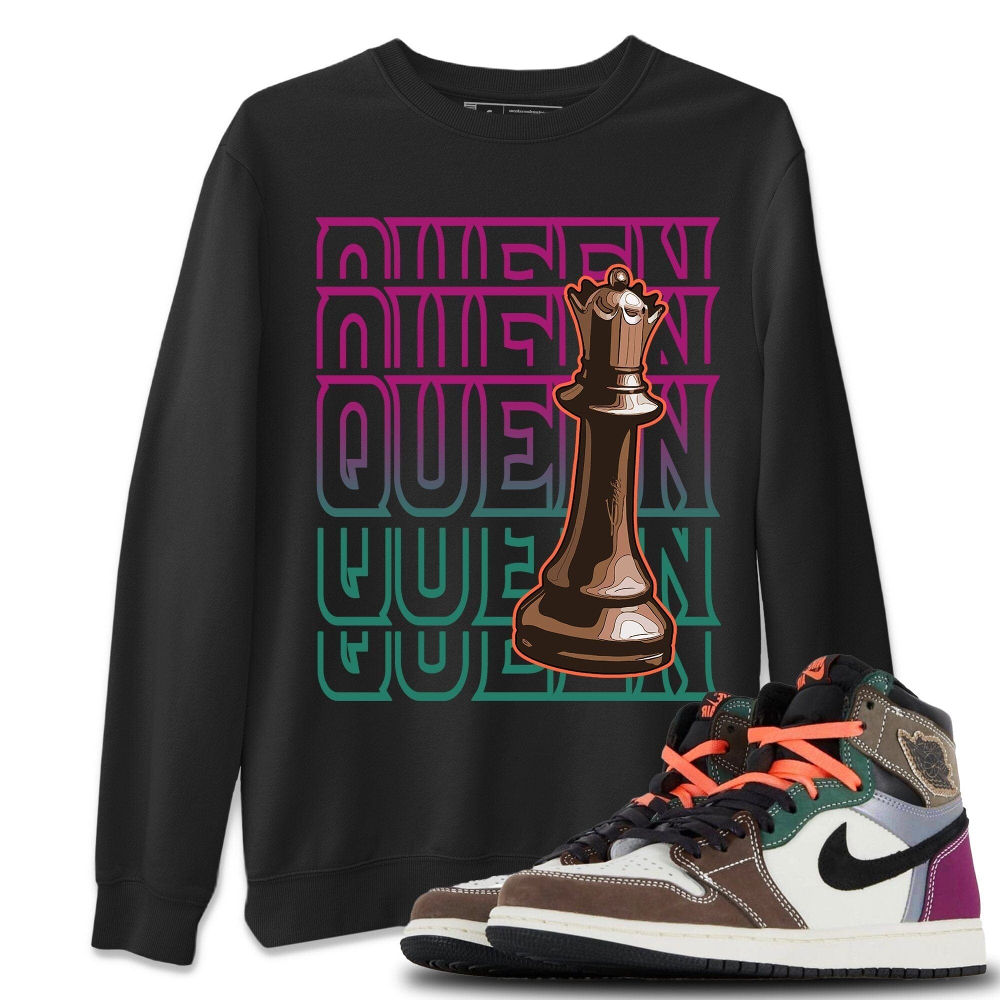 Queen Unisex Tops - Air Jordan 1 Hand Crafted