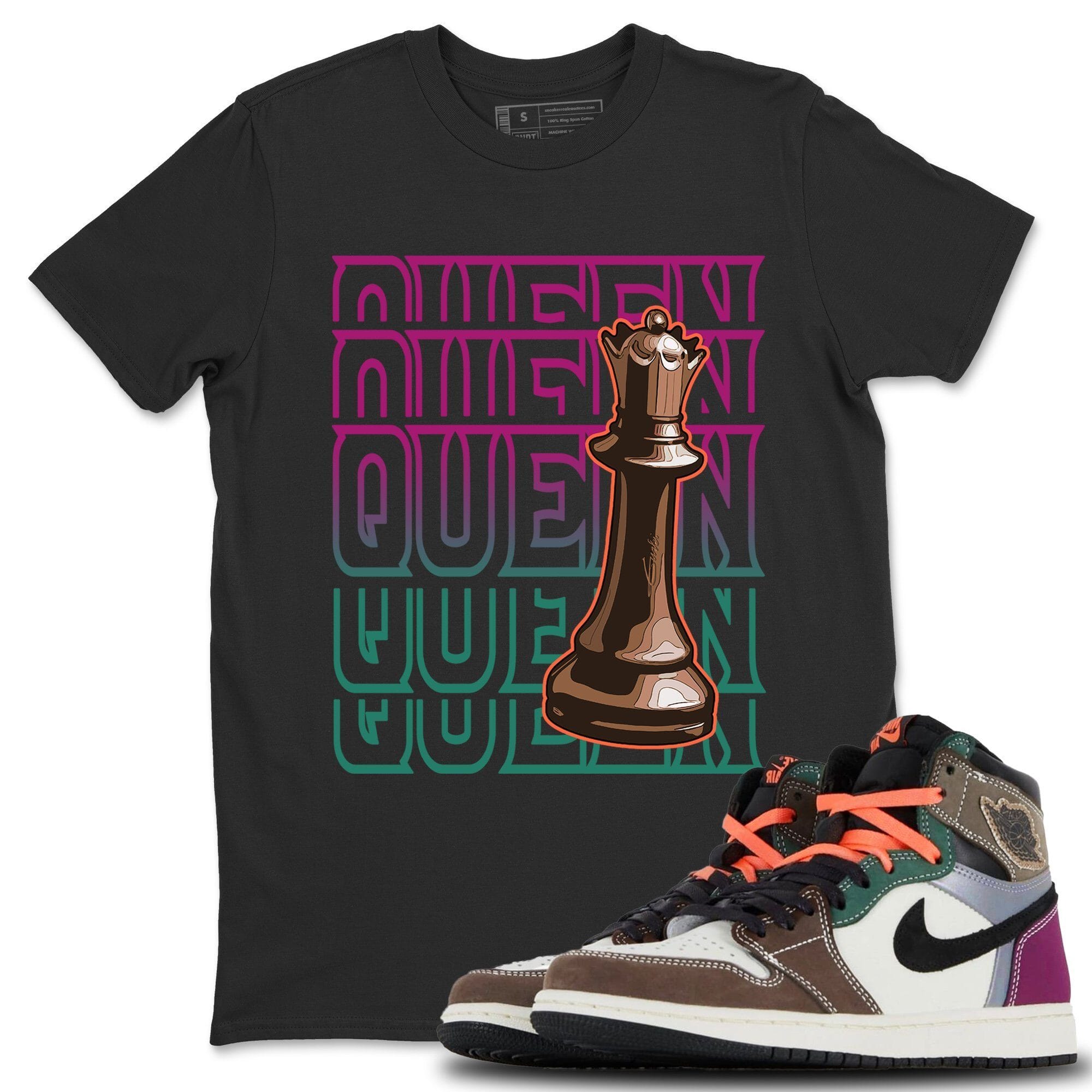 Queen Unisex Tops - Air Jordan 1 Hand Crafted