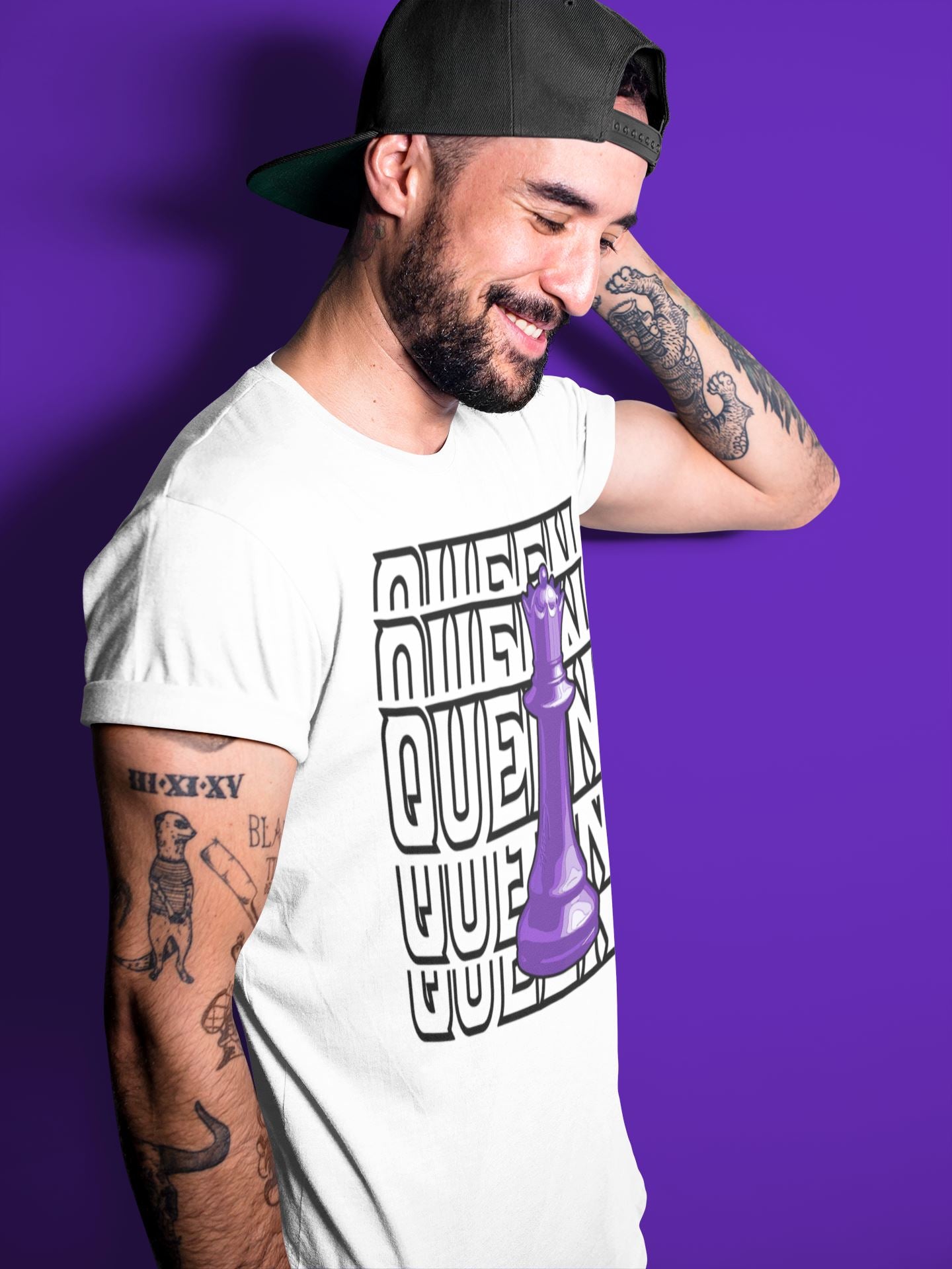 Queen Unisex Tops - Air Jordan 13 Court Purple