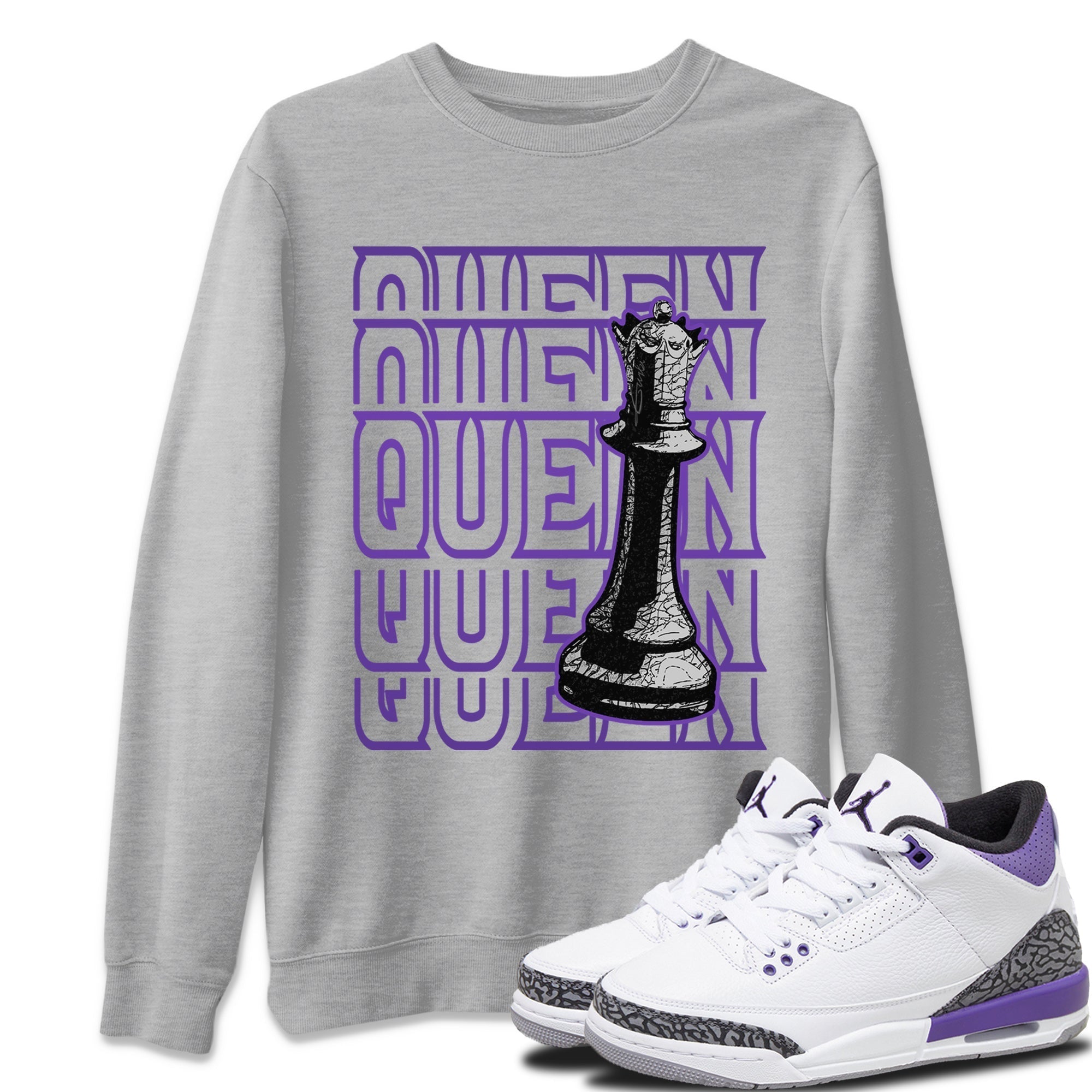 Queen Unisex Tops - Air Jordan 3 Dark Iris