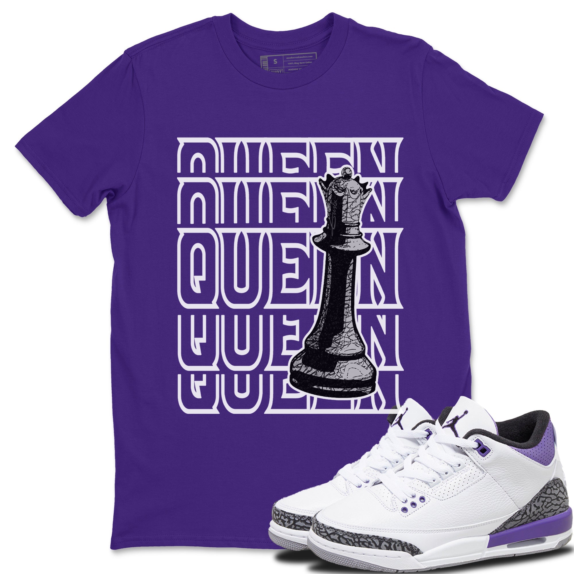 Queen Unisex Tops - Air Jordan 3 Dark Iris