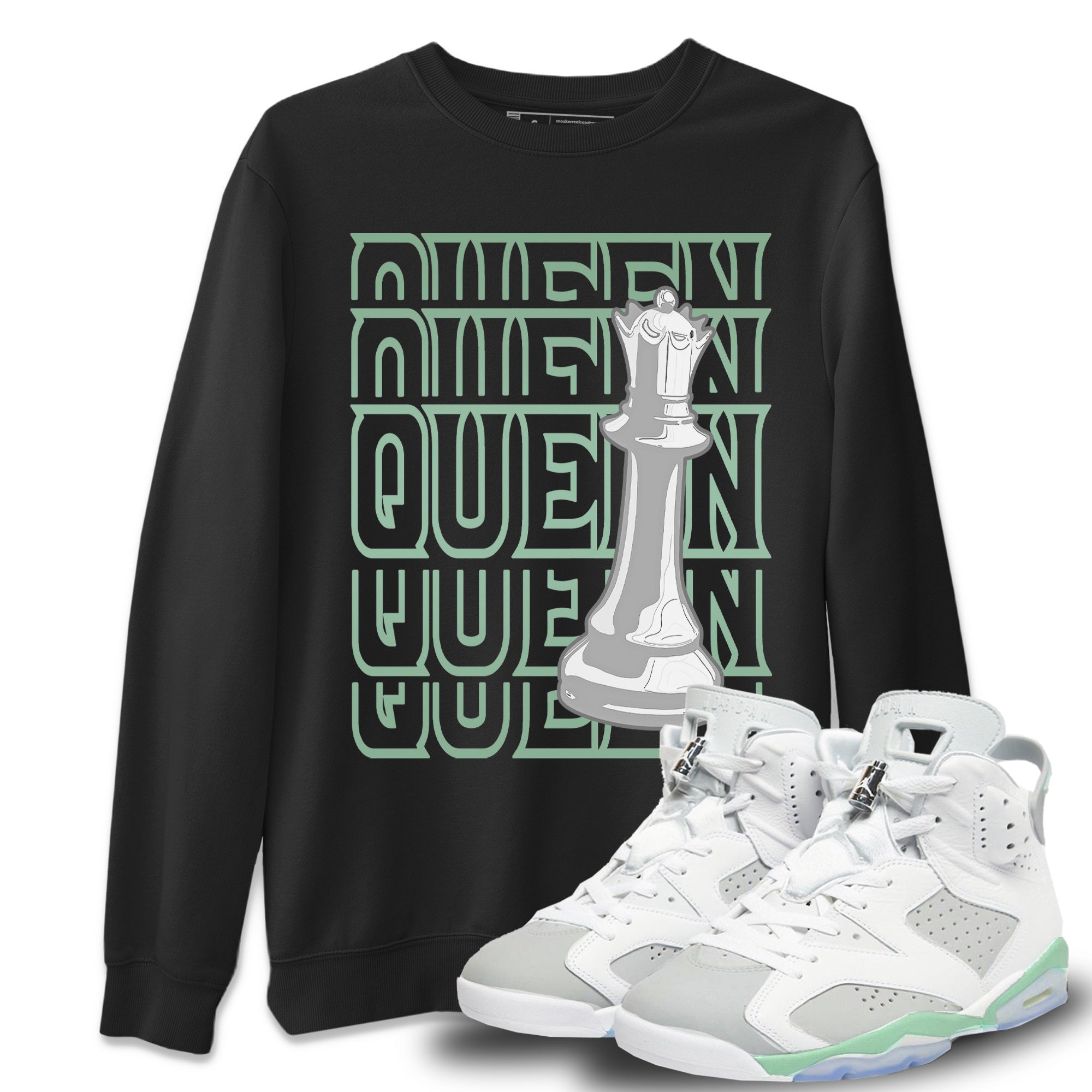 Queen Unisex Tops - Air Jordan 6 Mint Foam