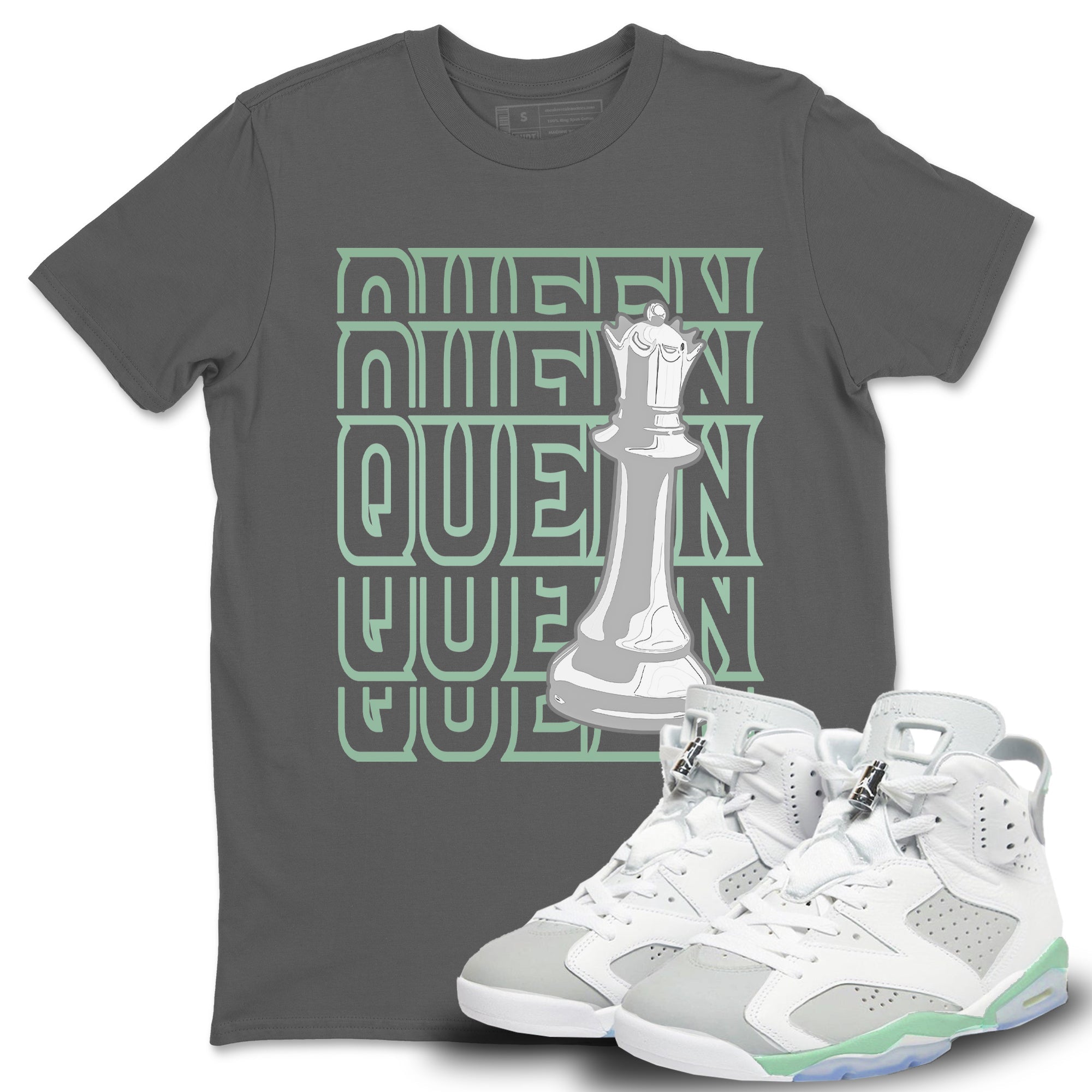 Queen Unisex Tops - Air Jordan 6 Mint Foam