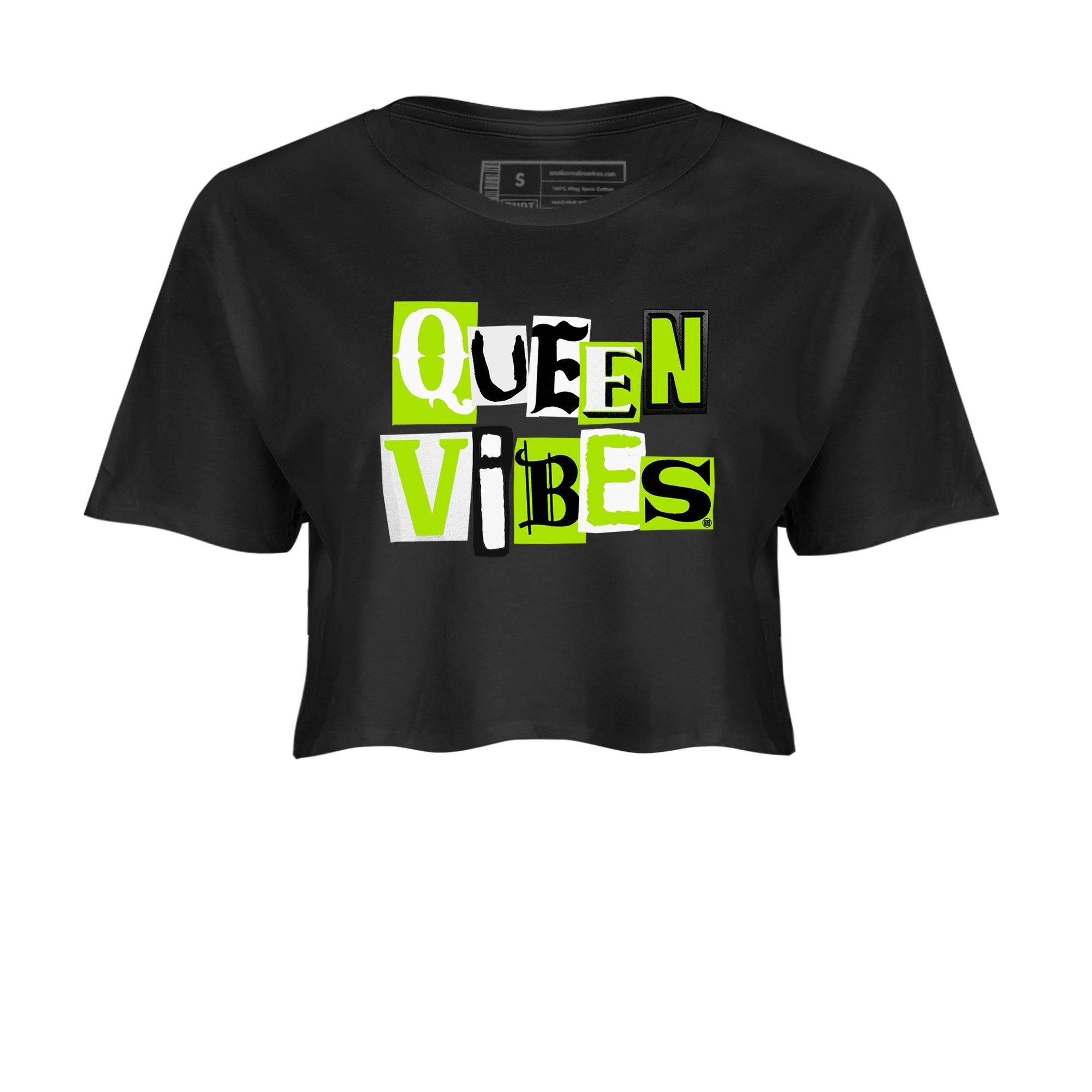 Queen Vibes snkmatch Women's Top - Air Foamposite One Black Volt