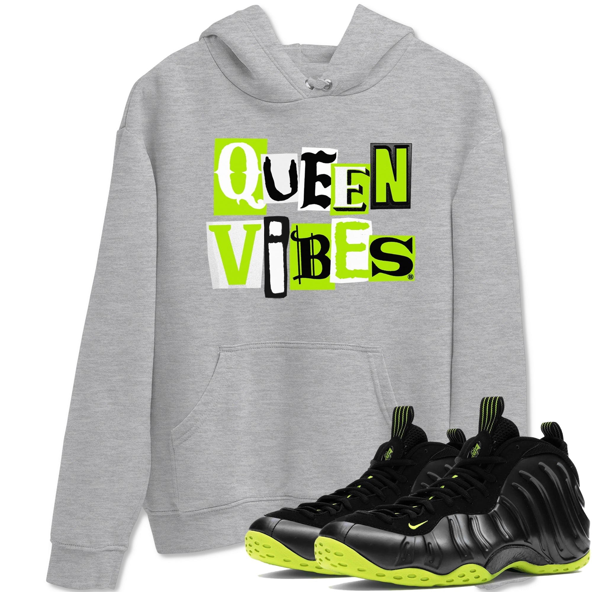 Queen Vibes snkmatch Tees - Air Foamposite One Black Volt