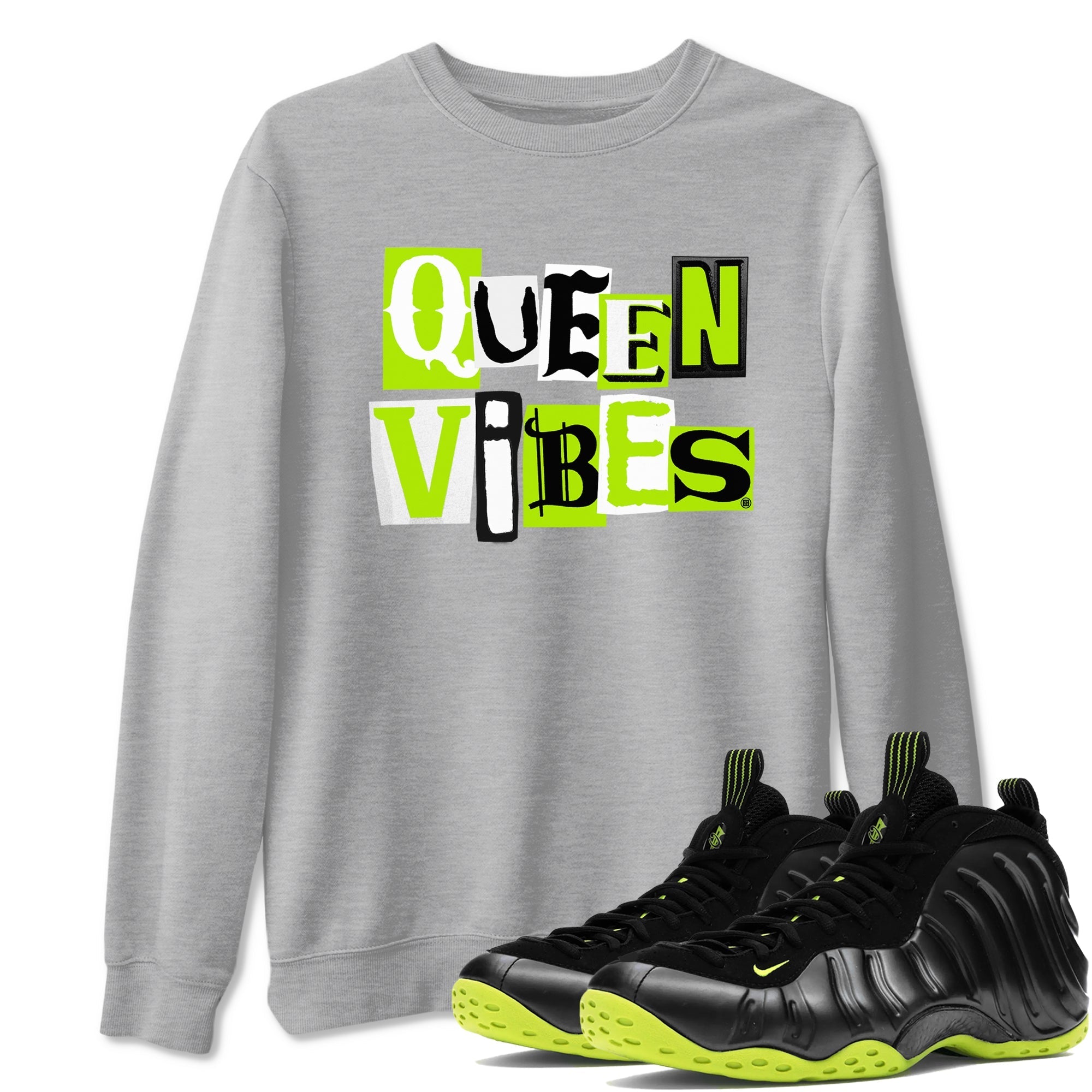 Queen Vibes snkmatch Tees - Air Foamposite One Black Volt